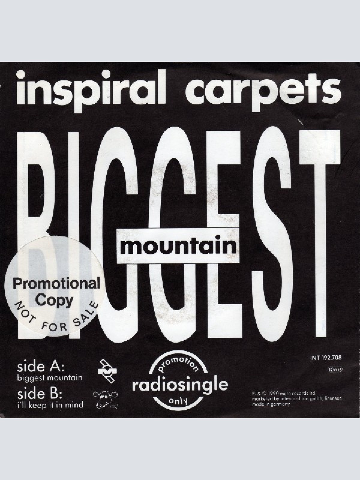 Vinyl / Inspiral Carpets - Biggest Mountain