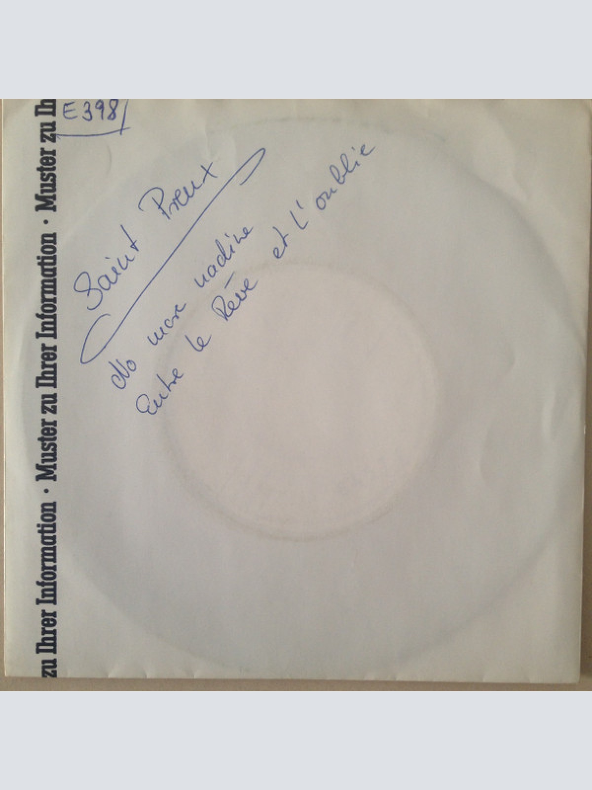 Vinyl / Saint Preux* - No More Nadine