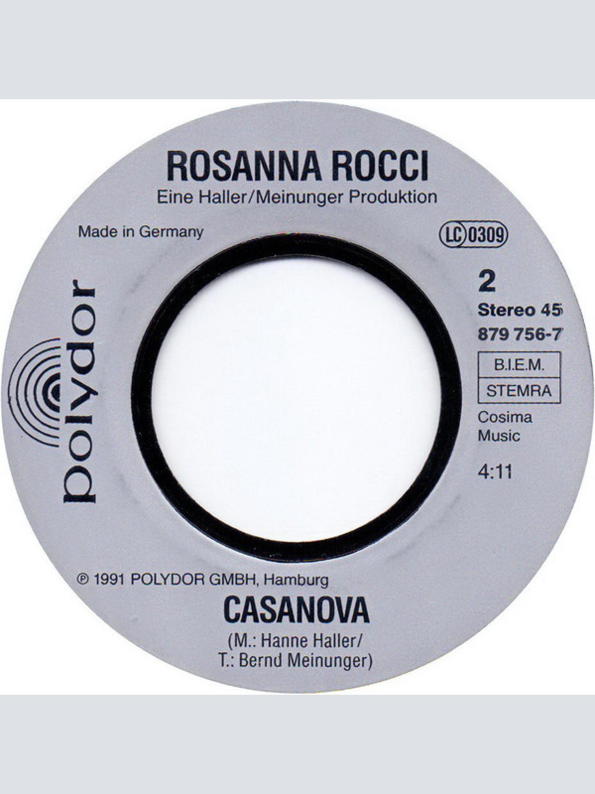 Vinyl / Rosanna Rocci - Theresa