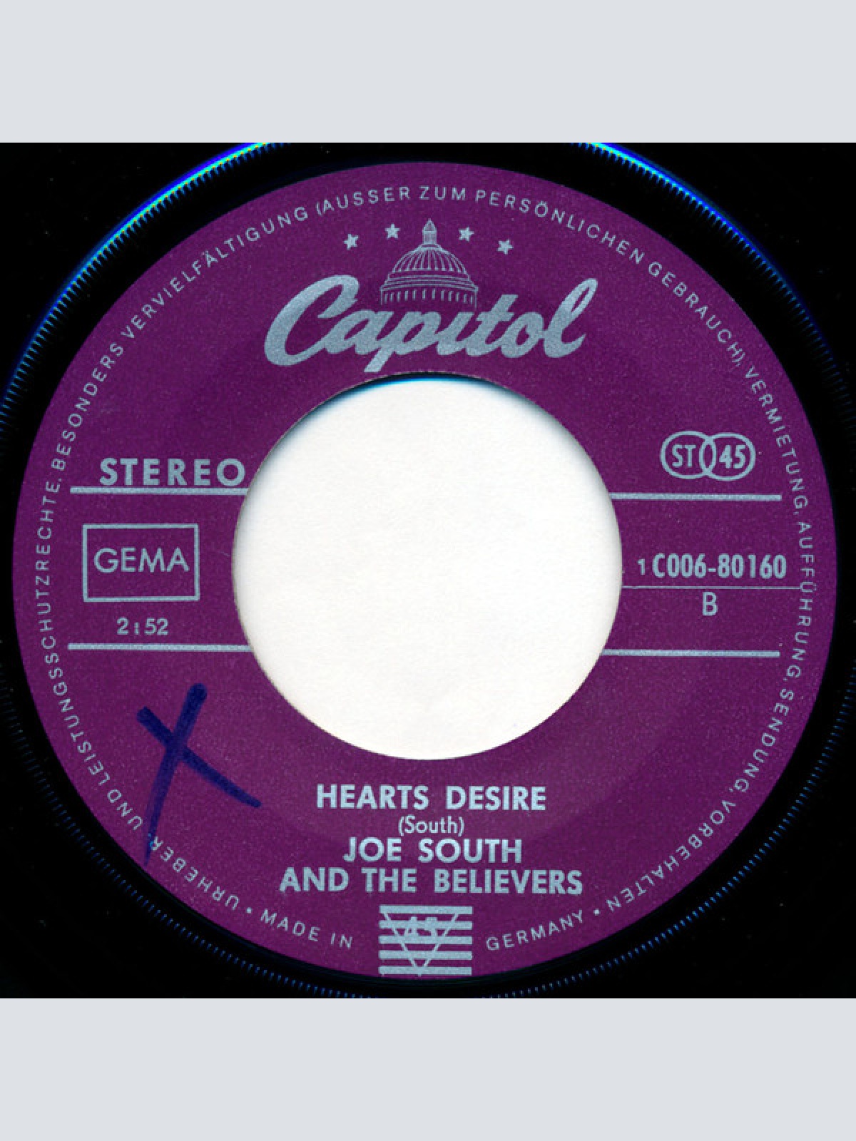 Vinyl / Joe South And The Believers - Don't It Make You Want To Go Home