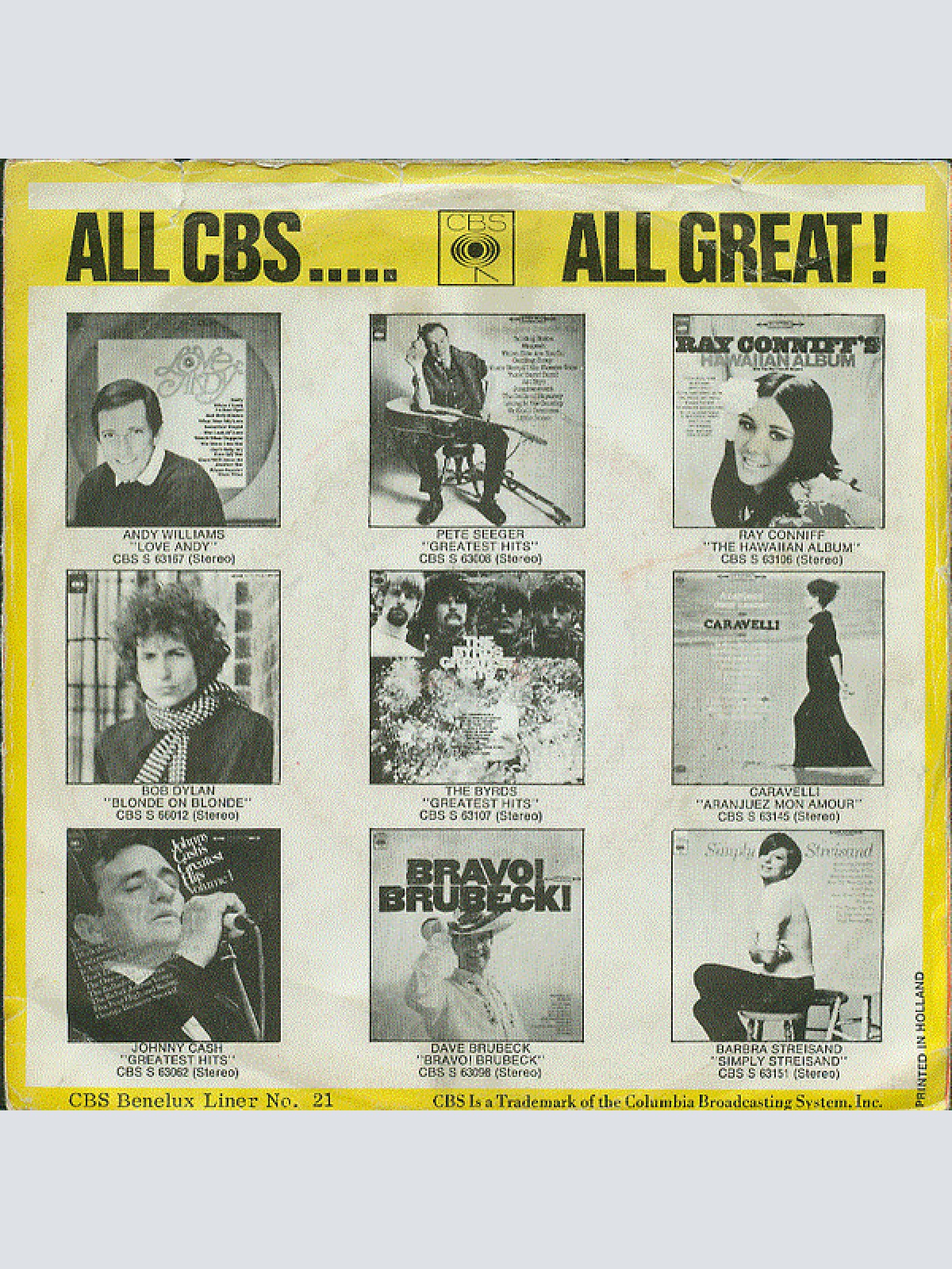 Vinyl / Billy Joe Royal - Don't You Be Ashamed (To Call My Name) /Don't You Think It's Time