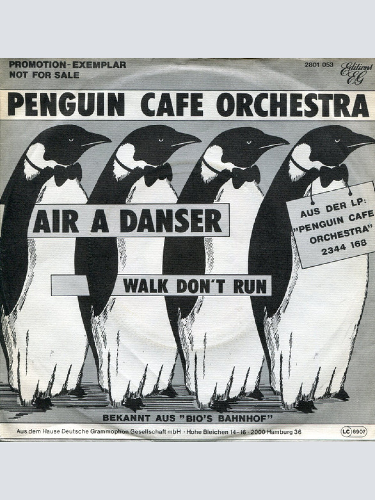 Vinyl / Penguin Cafe Orchestra - Air À Danser / Walk Don't Run