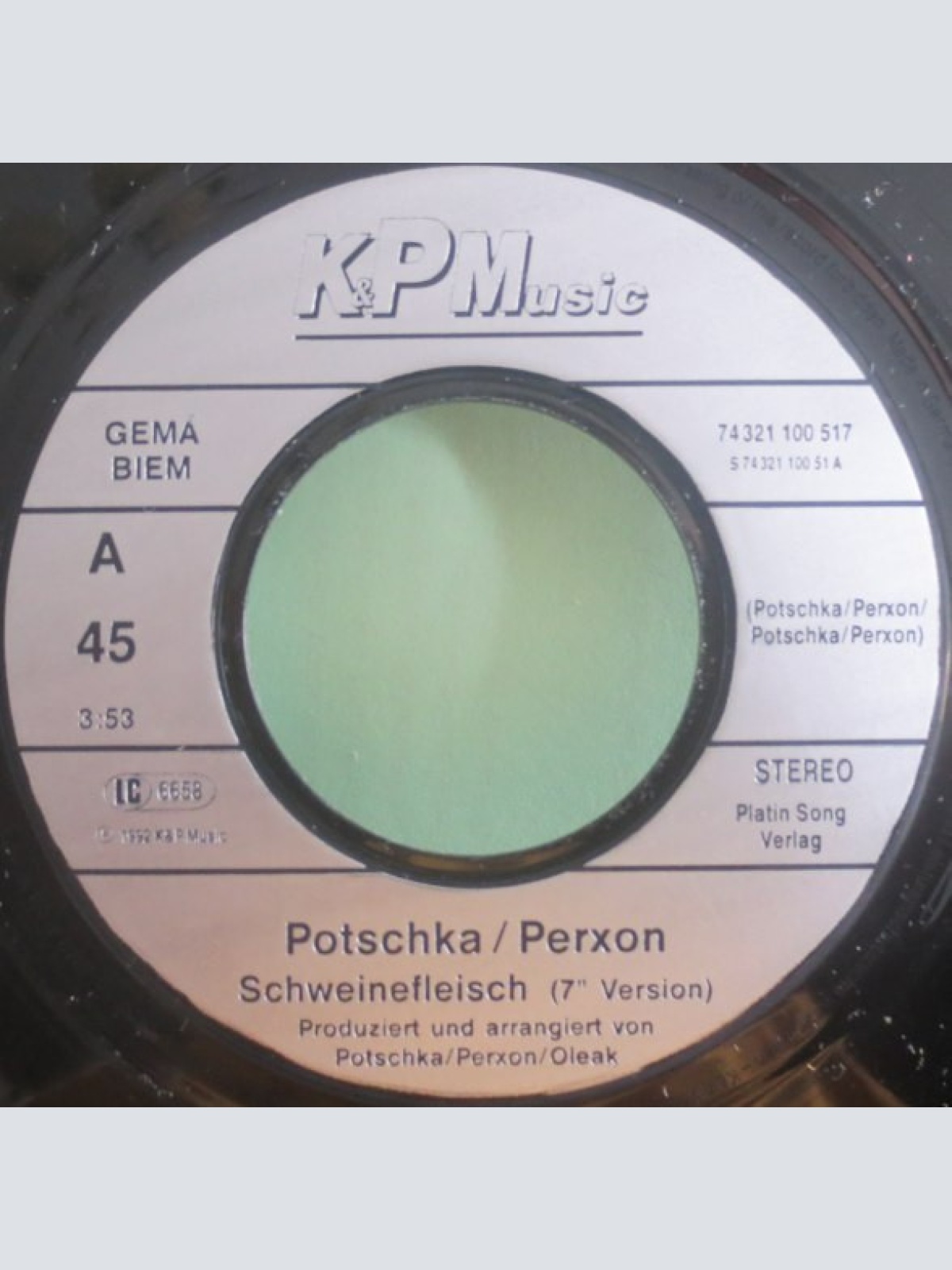 Vinyl / Potschka* / Perxon - Schweinefleisch