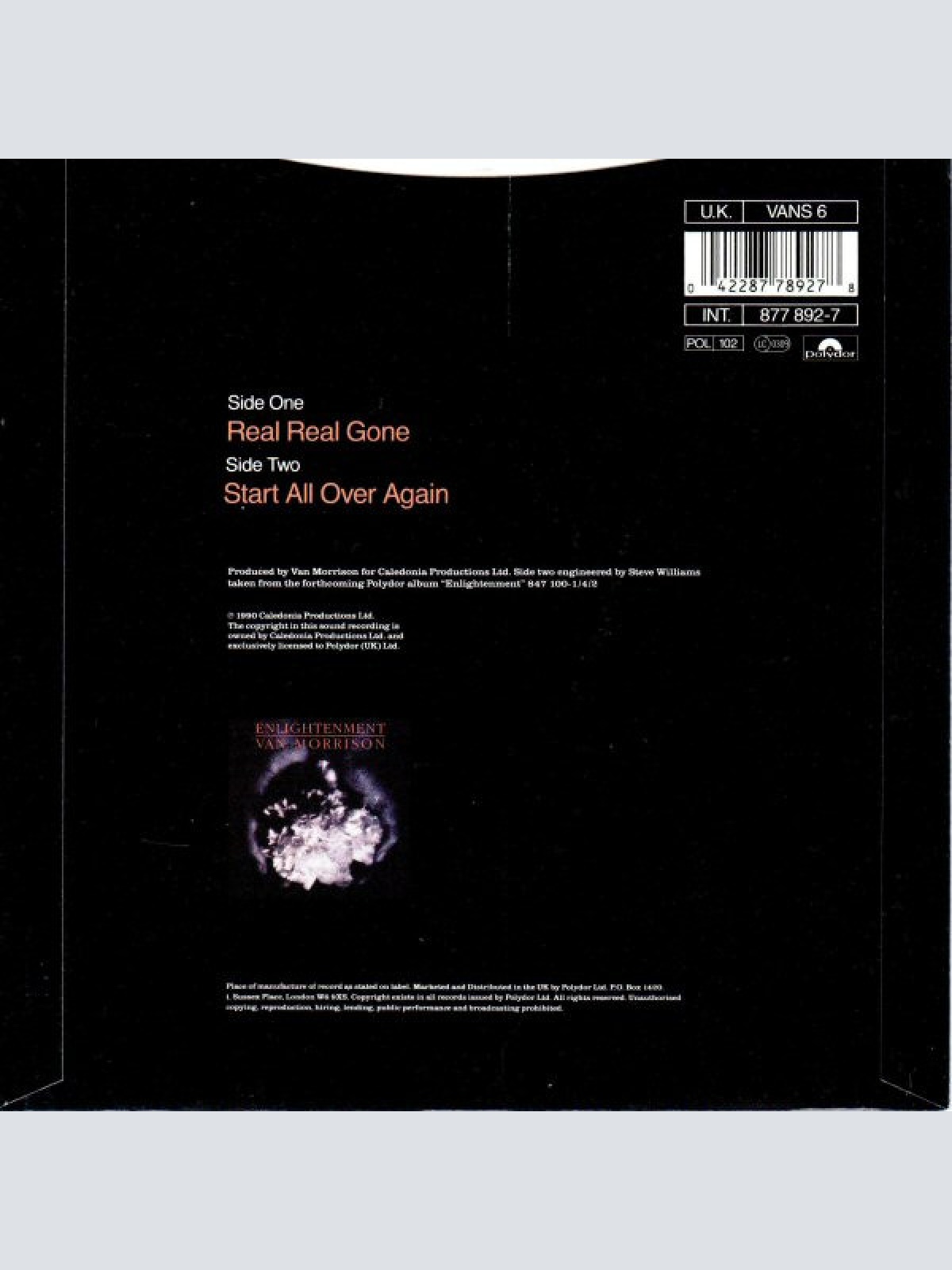 Vinyl / Van Morrison - Real Real Gone