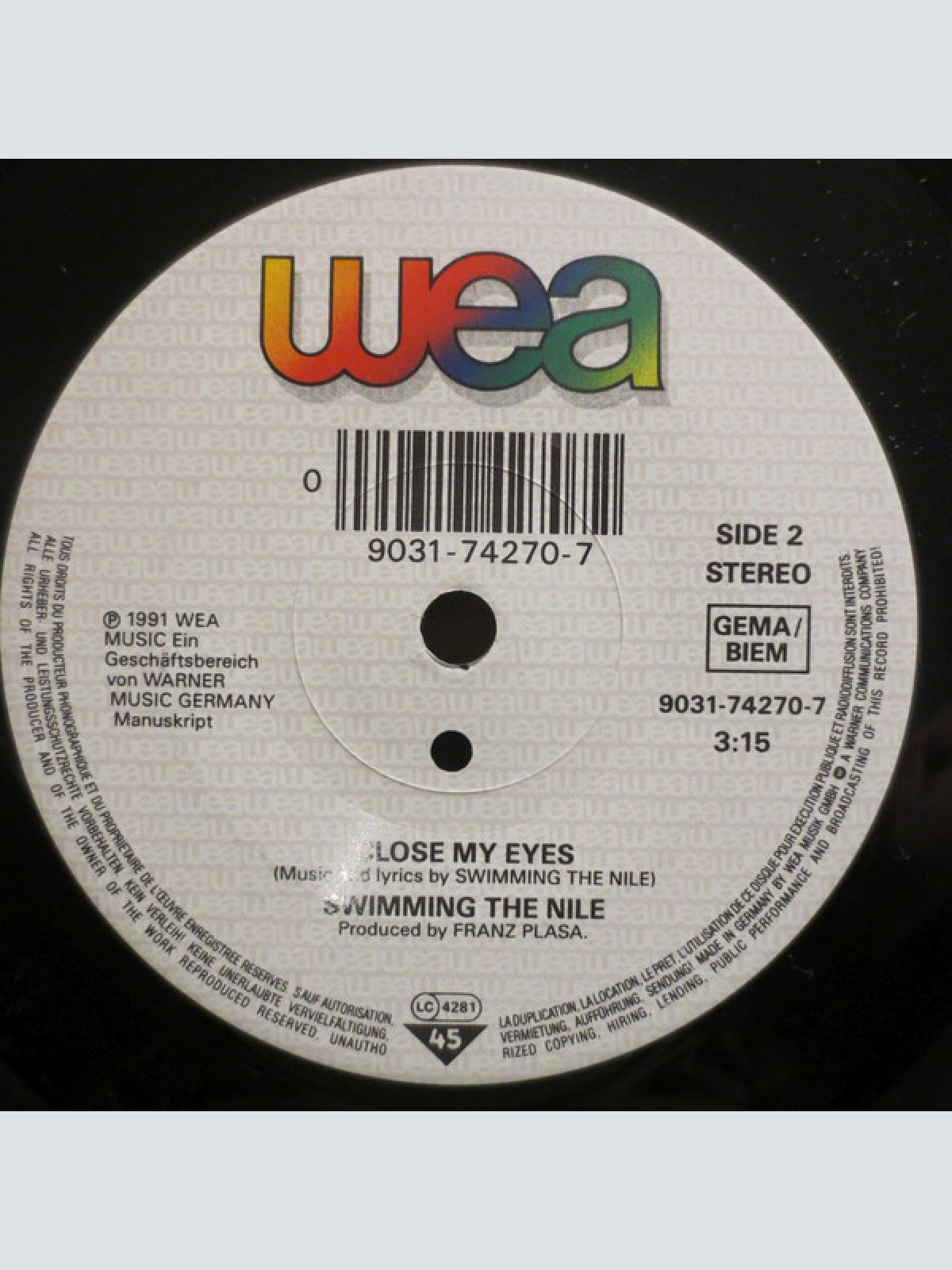 Vinyl / Swimming The Nile - The Monkey In Me