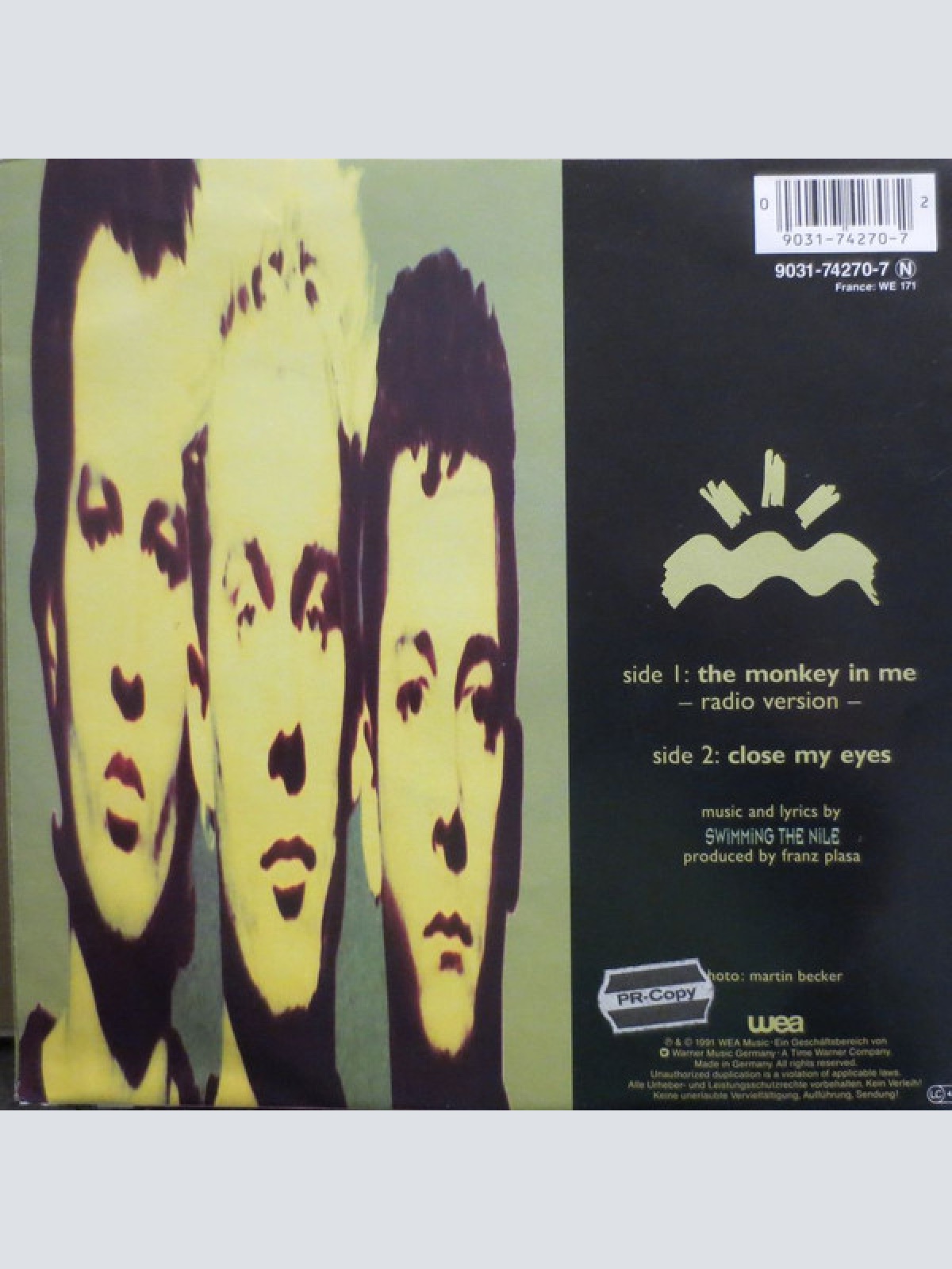 Vinyl / Swimming The Nile - The Monkey In Me