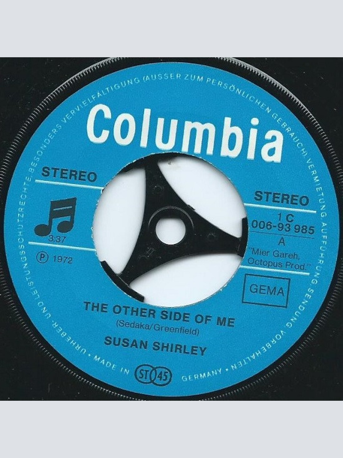 Vinyl / Susan Shirley - The Other Side Of Me