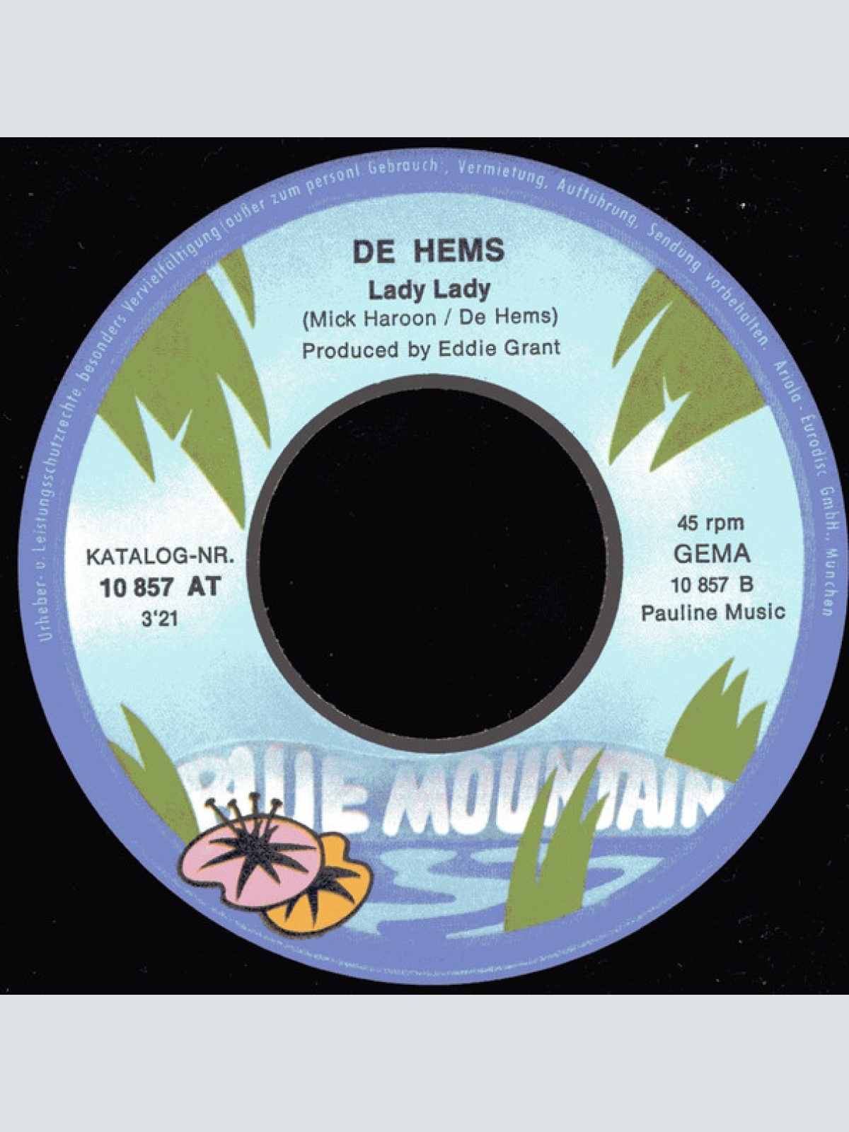 Vinyl / De Hems* - Baby It's Alright