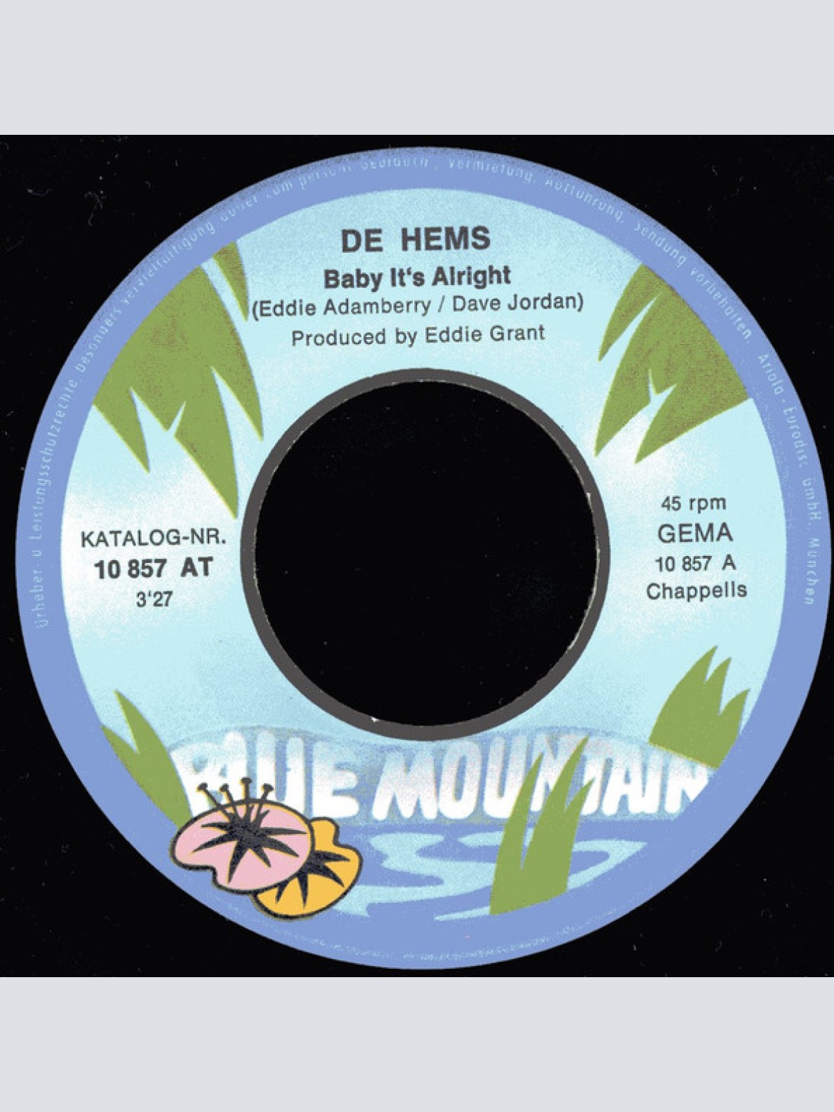 Vinyl / De Hems* - Baby It's Alright