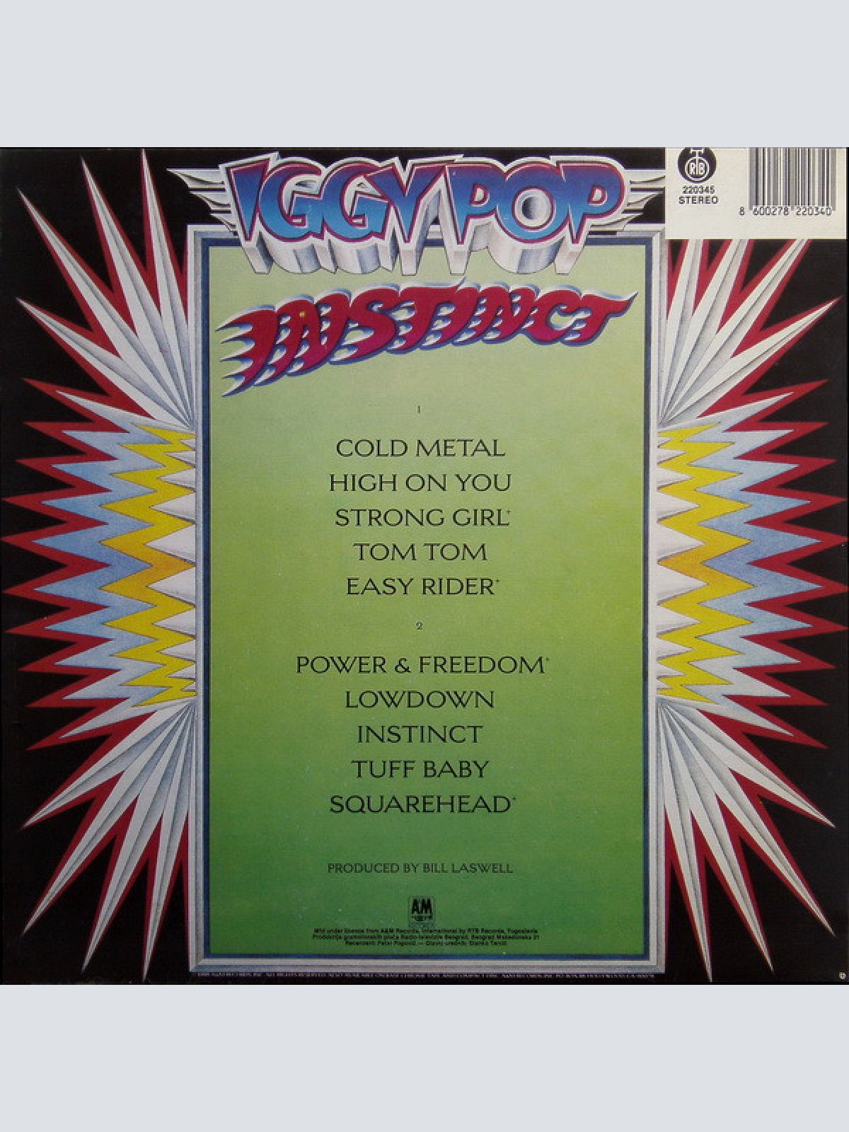 Vinyl / Iggy Pop - Instinct