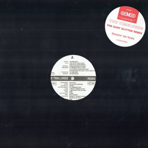 Vinyl / The Timelords - Doctorin' The Tardis (The Gary Glitter Remix)