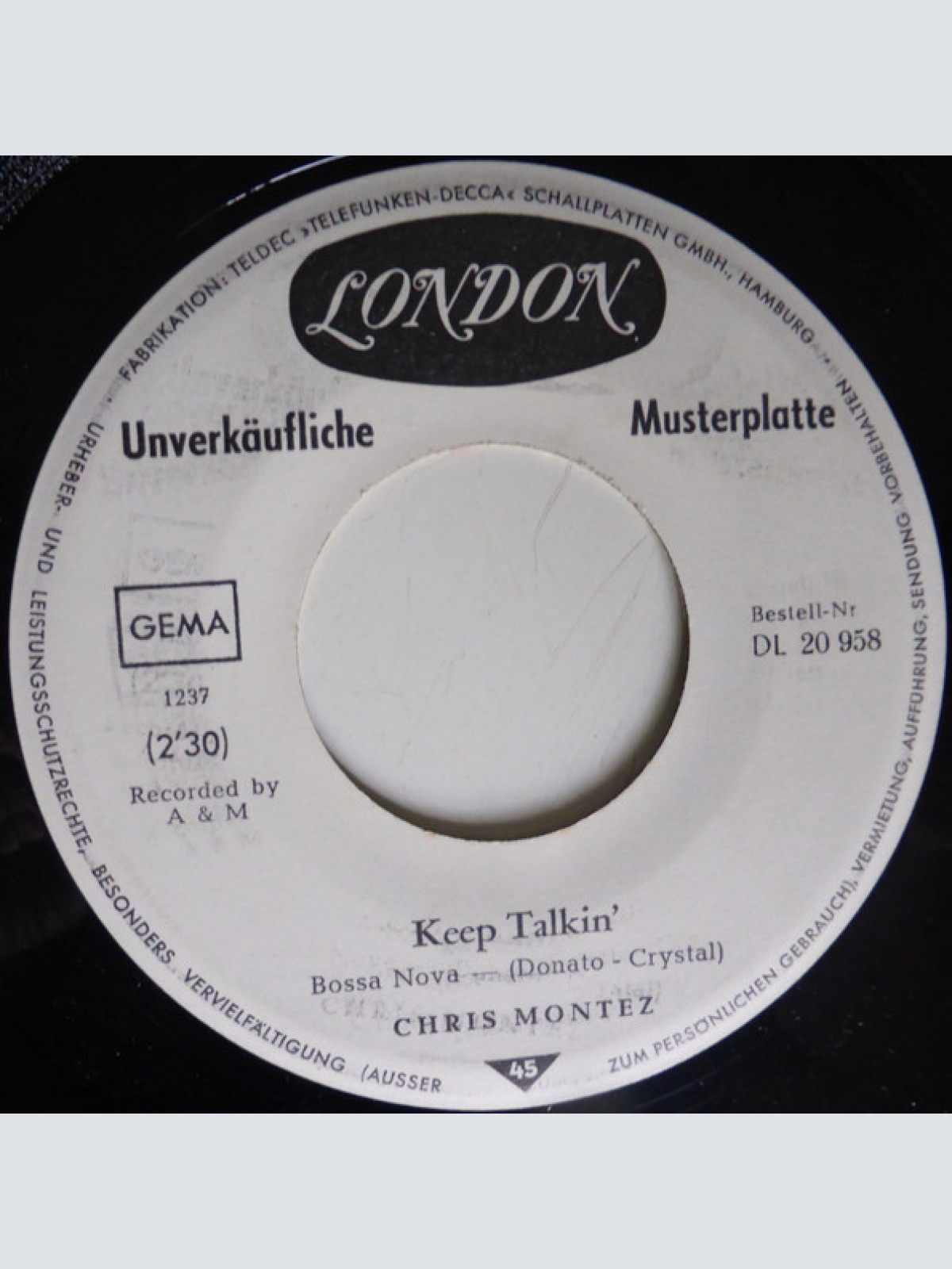 Vinyl / Chris Montez - Time After Time