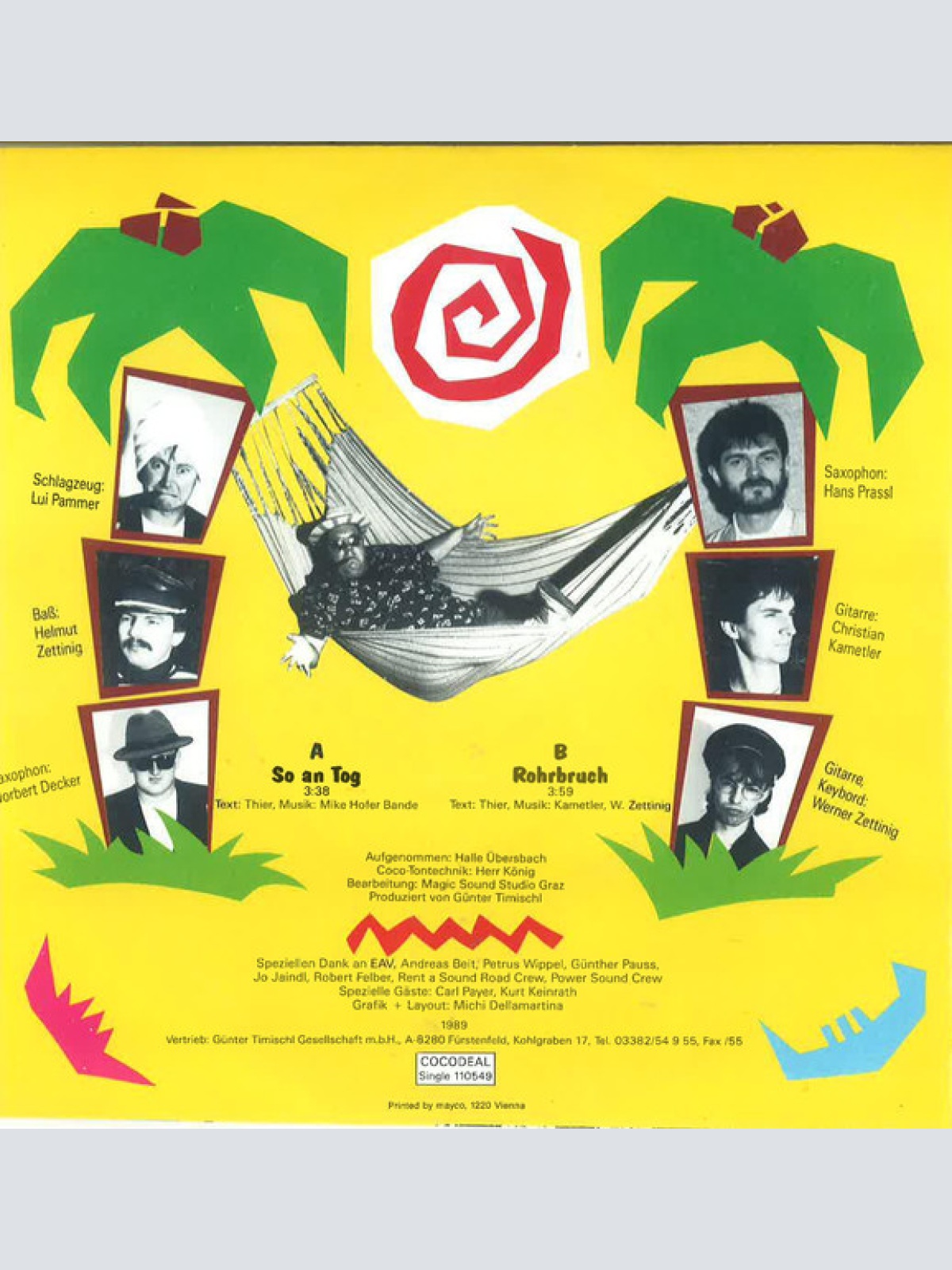 Vinyl / Blue Thier & Die Cocoband* - So An Tog