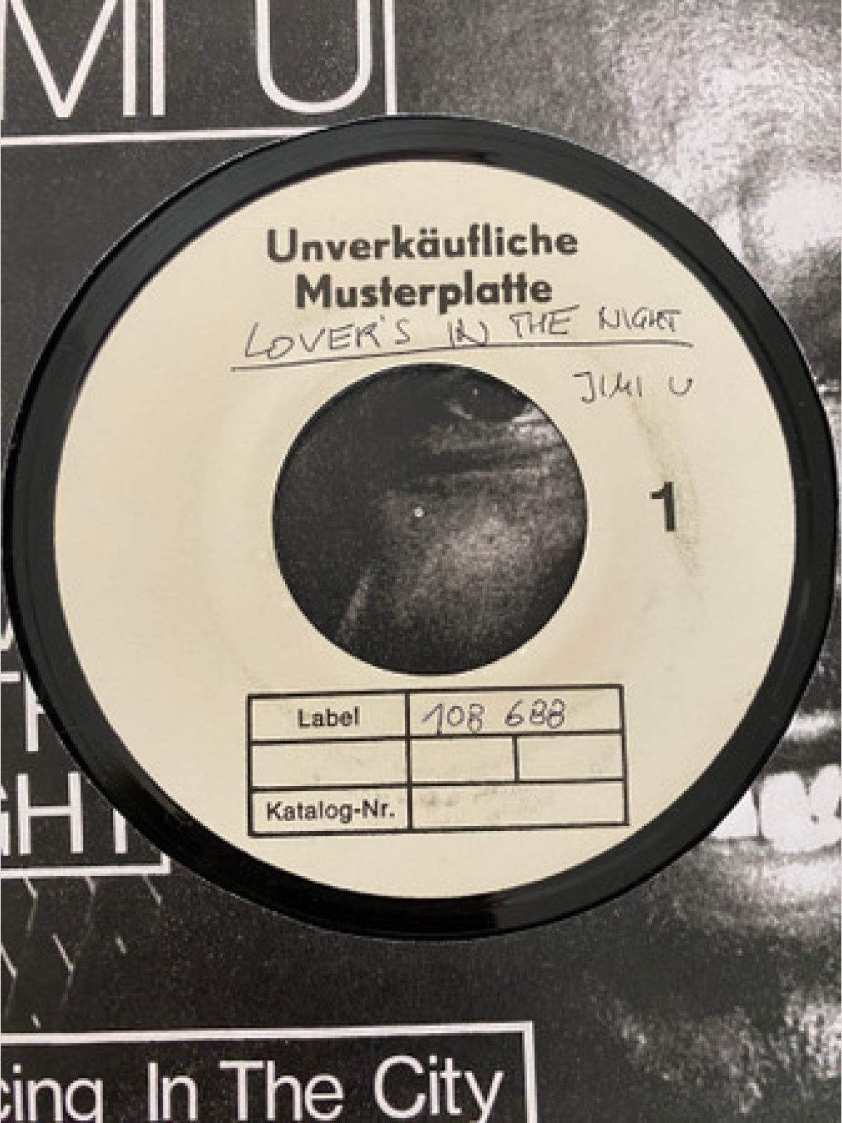 Vinyl / Jimi U - Lovers In The Night