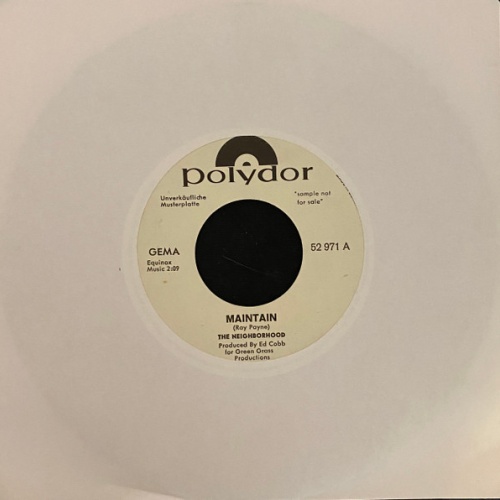 Vinyl / The Neighborhood - Maintain