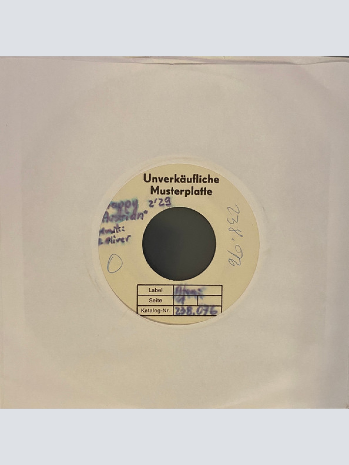 Vinyl / Oliver Music (2) - Happy Austrian