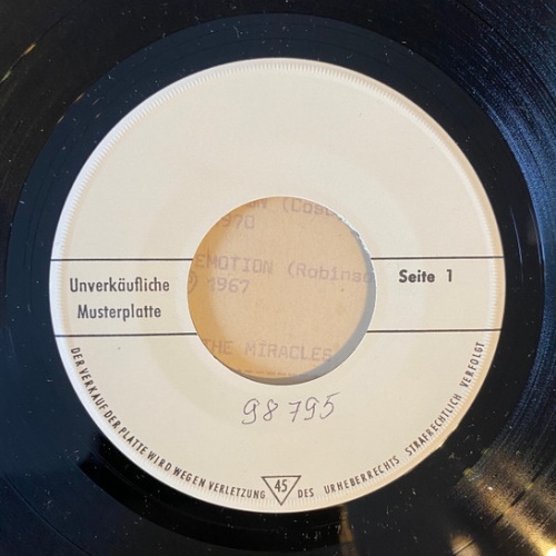 Vinyl / Smokey Robinson & The Miracles - The Tracks Of My Tears