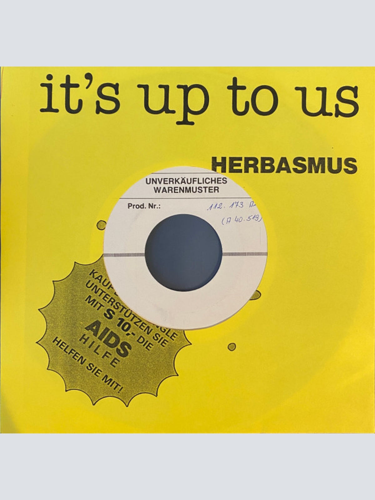 Vinyl / Herbasmus - It's Up To Us