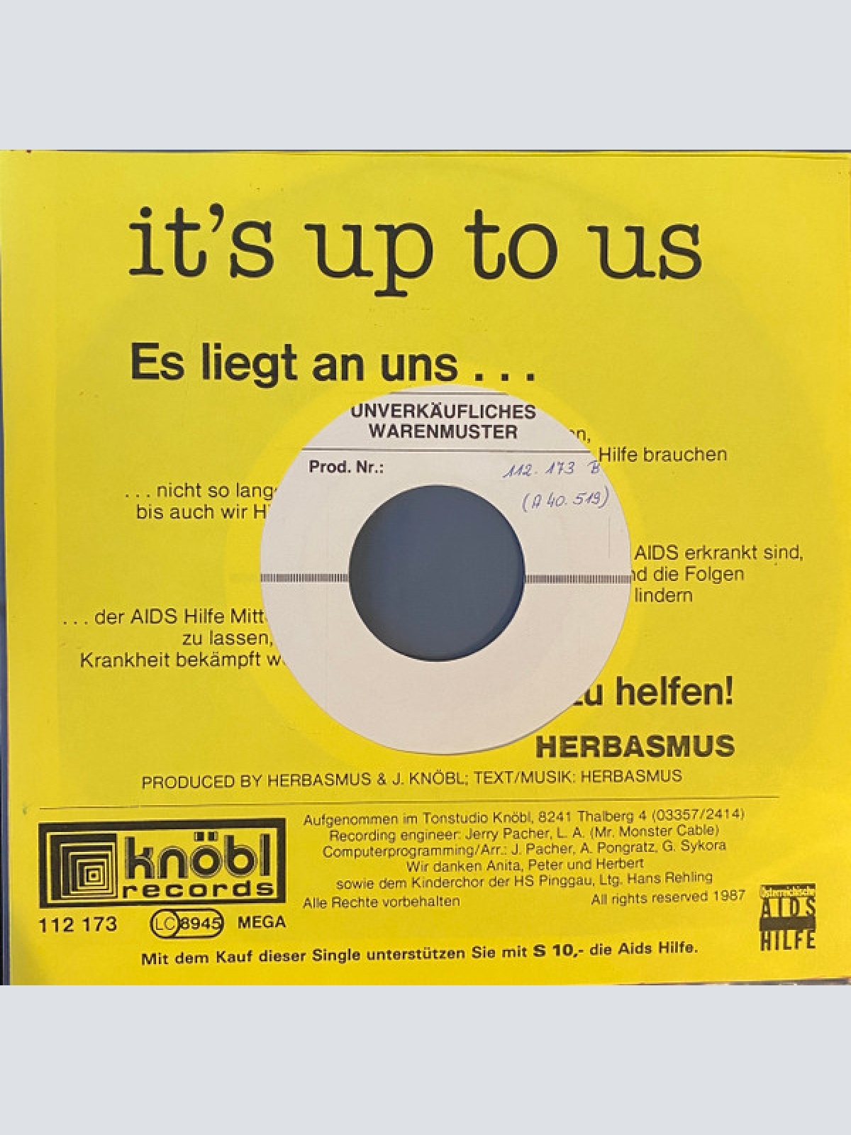 Vinyl / Herbasmus - It's Up To Us