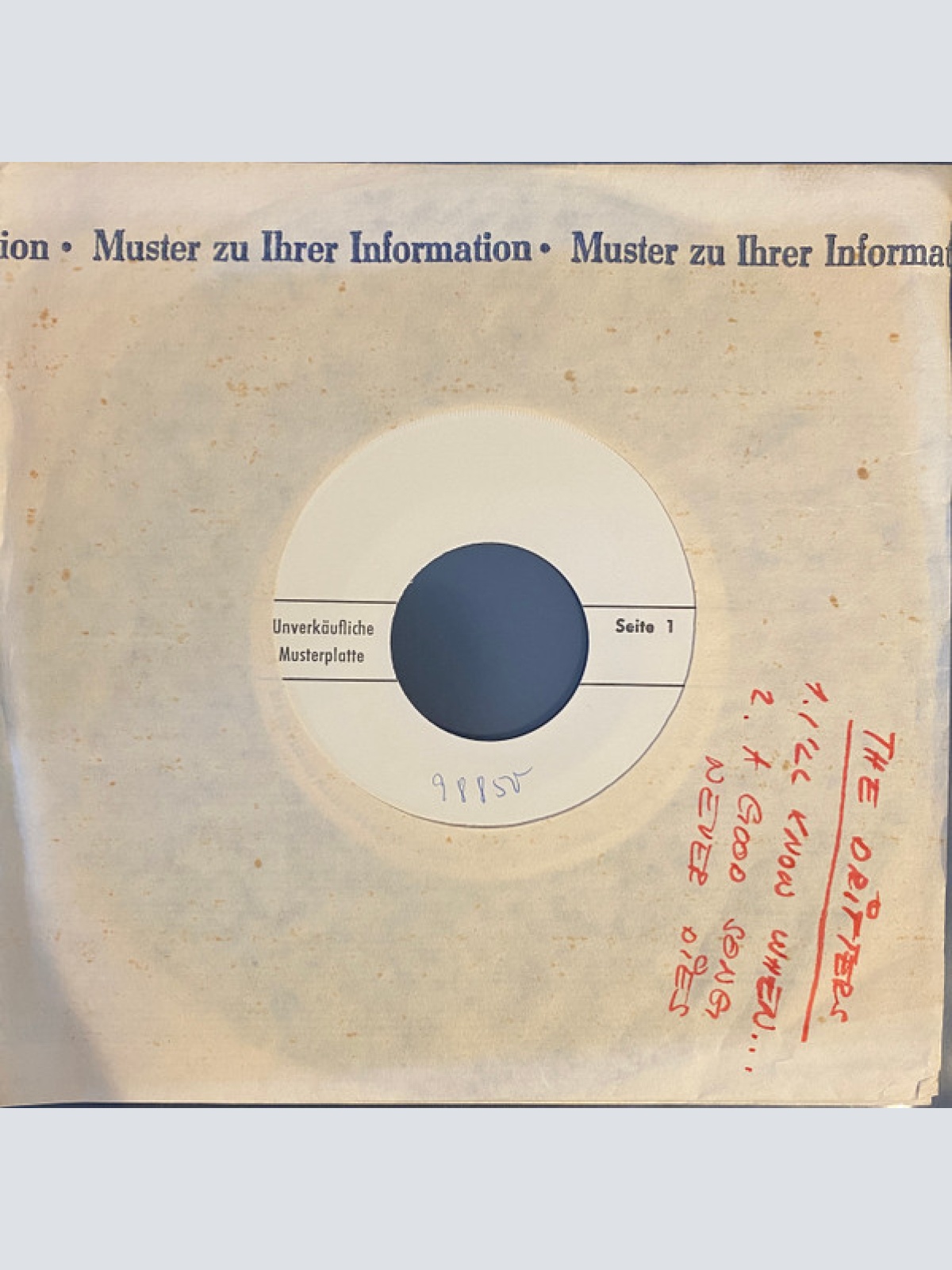 Vinyl / The Drifters - I'll Know When True Love Really Passes By