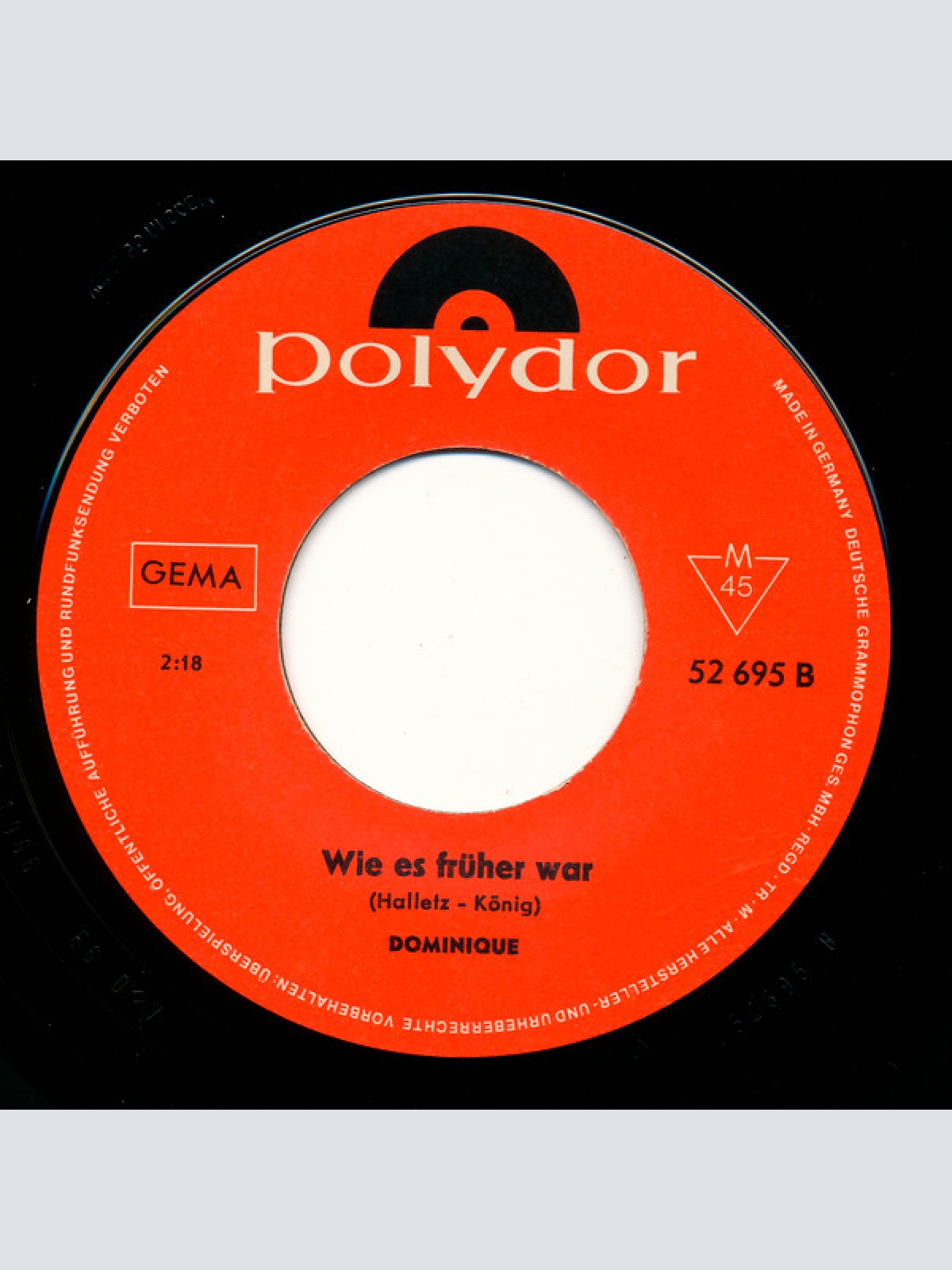 Vinyl / Dominique (27) - Ist Das Die Welt, Die Wir 'Mal Erben Sollen?