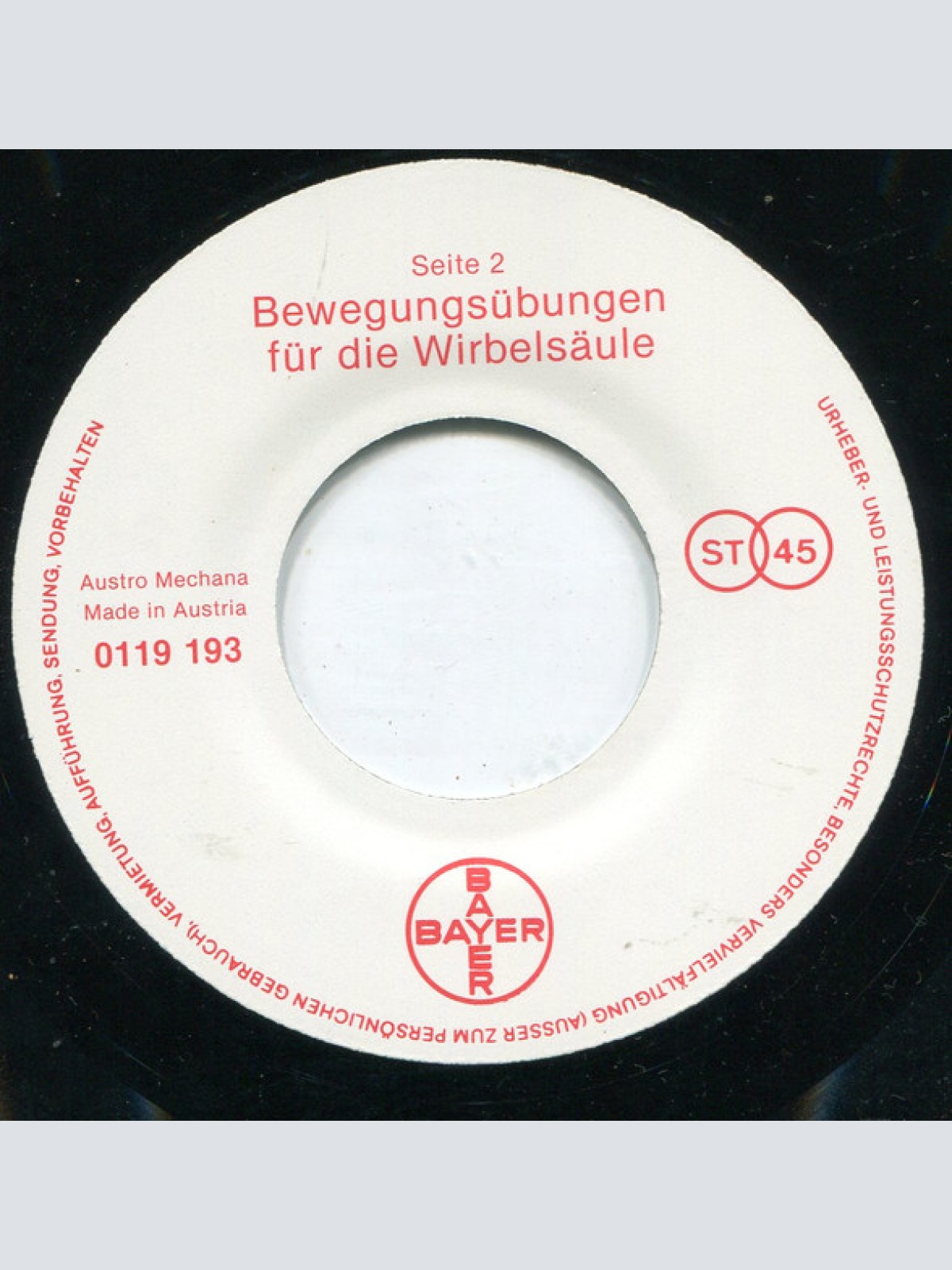 Vinyl / Unknown Artist - Gymnastische Übungen Für Den Rheuma-Patienten