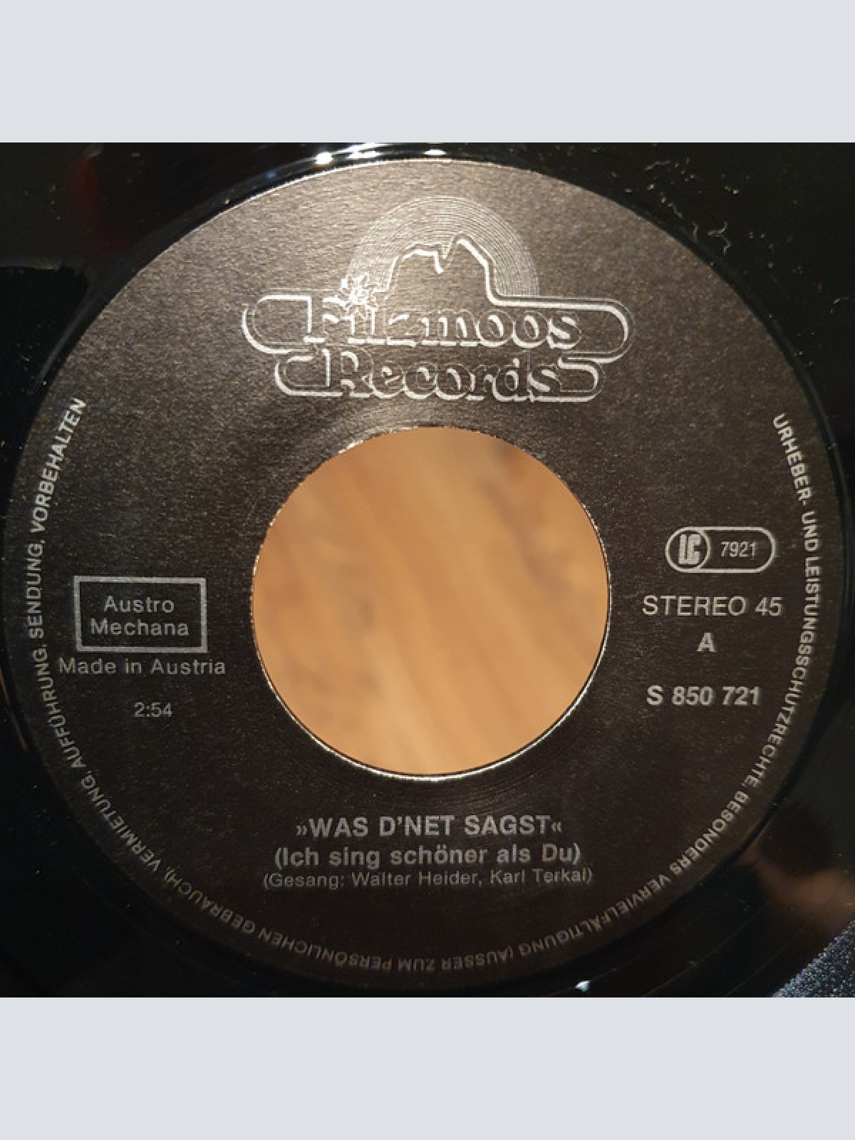 Vinyl / Walter Heider, Karl Terkal - Was D'Net Sagst (Ich Sing Schöner Als Du)