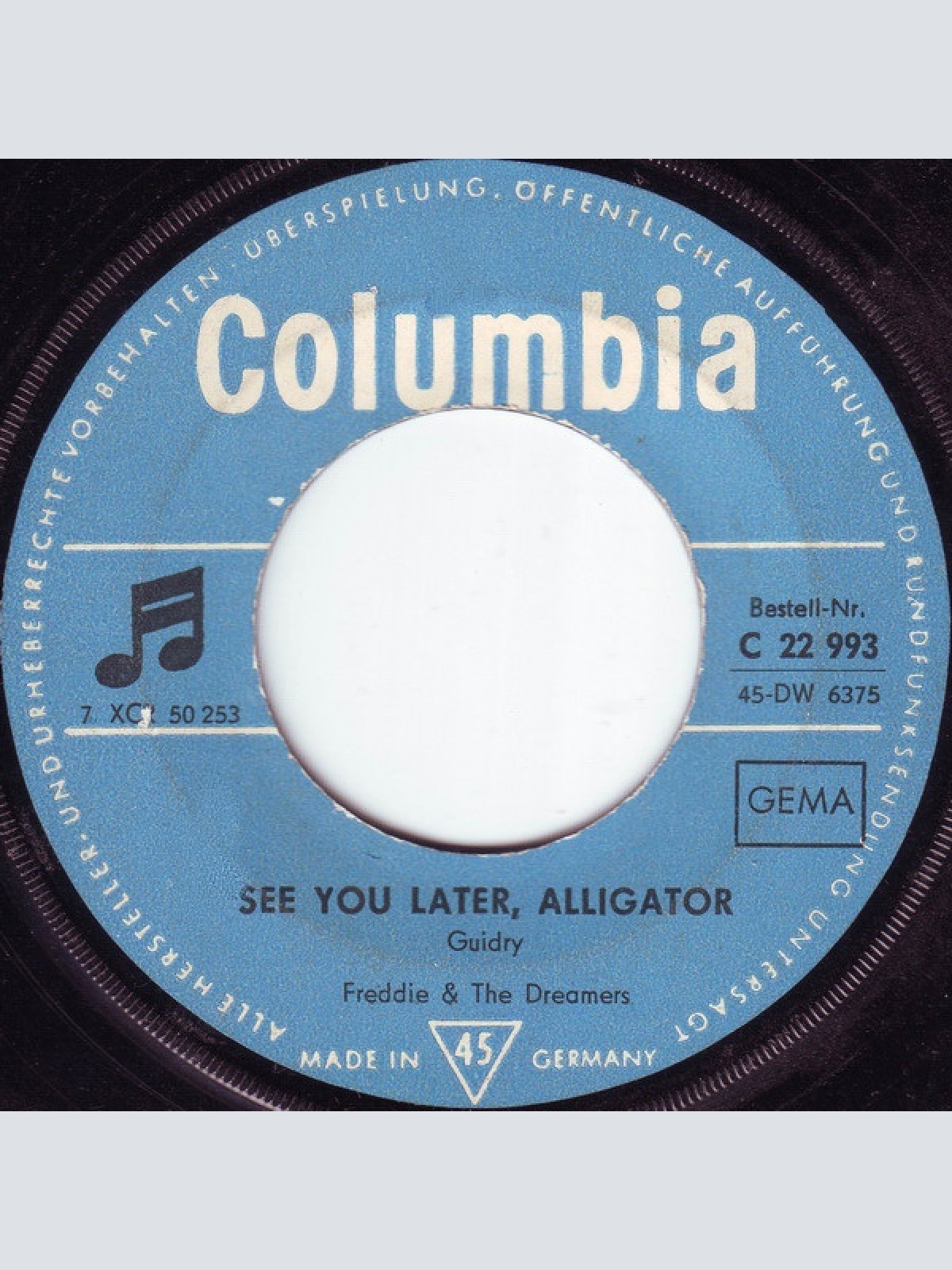 Vinyl / Freddie & The Dreamers - Do The Freddie / See You Later, Alligator