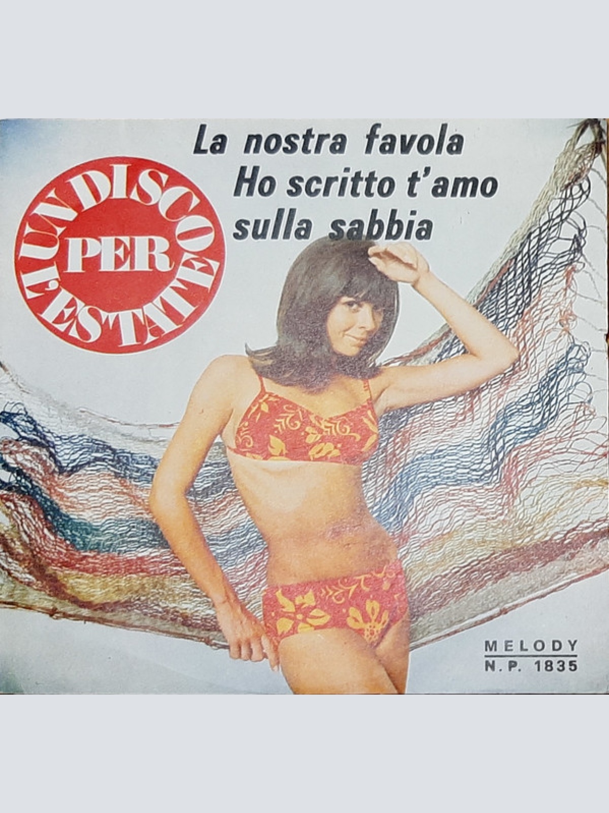 Vinyl / Marco Antony - La Nostra Favola / Ho Scritto T'amo Sulla Sabbia