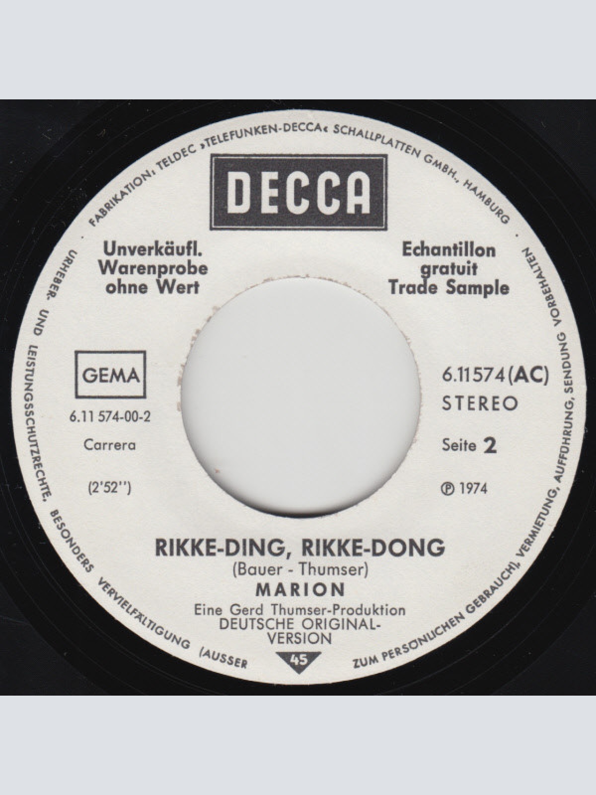 Vinyl / Marion (9) - El Bimbo