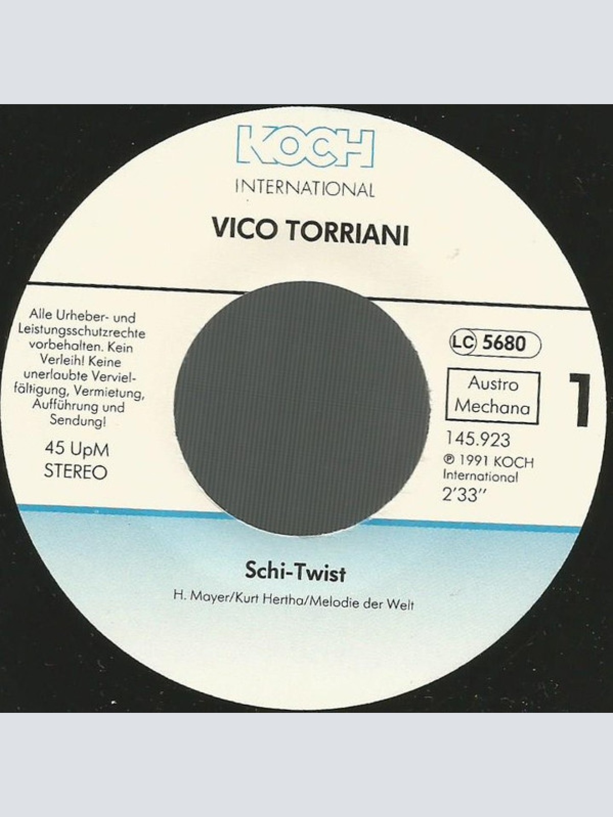Vinyl / Vico Torriani - Schi-Twist