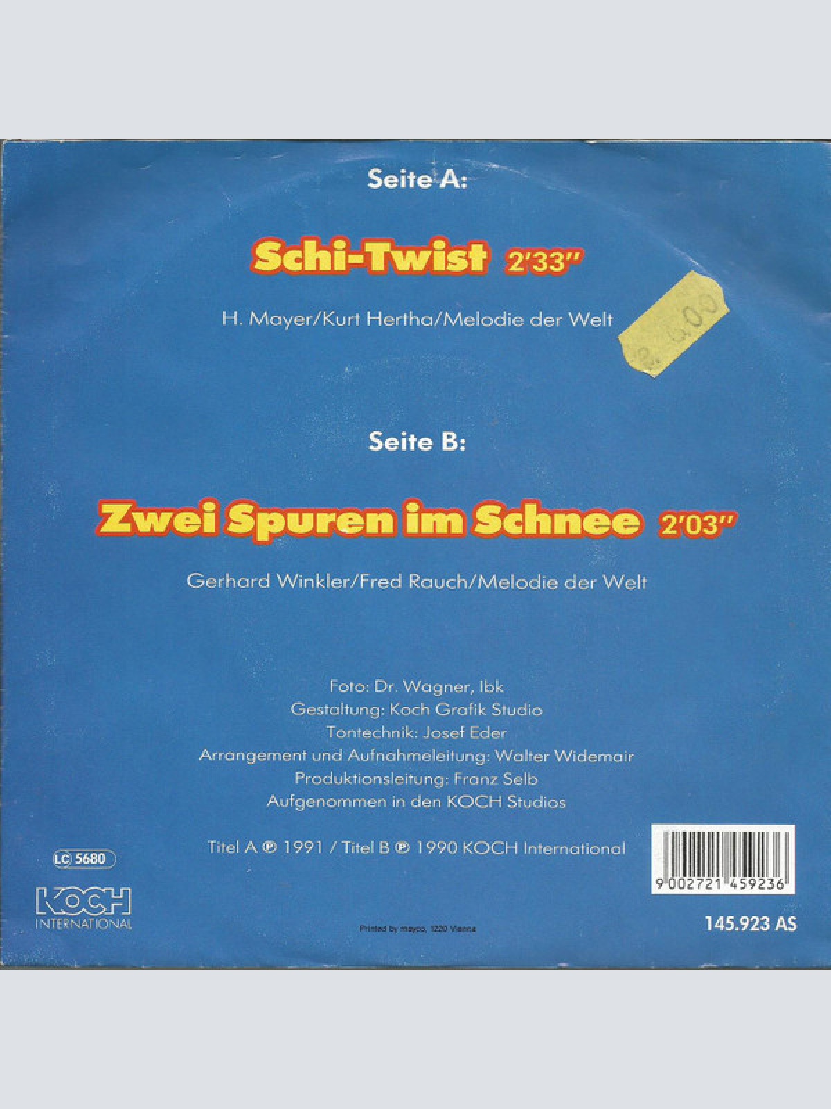 Vinyl / Vico Torriani - Schi-Twist