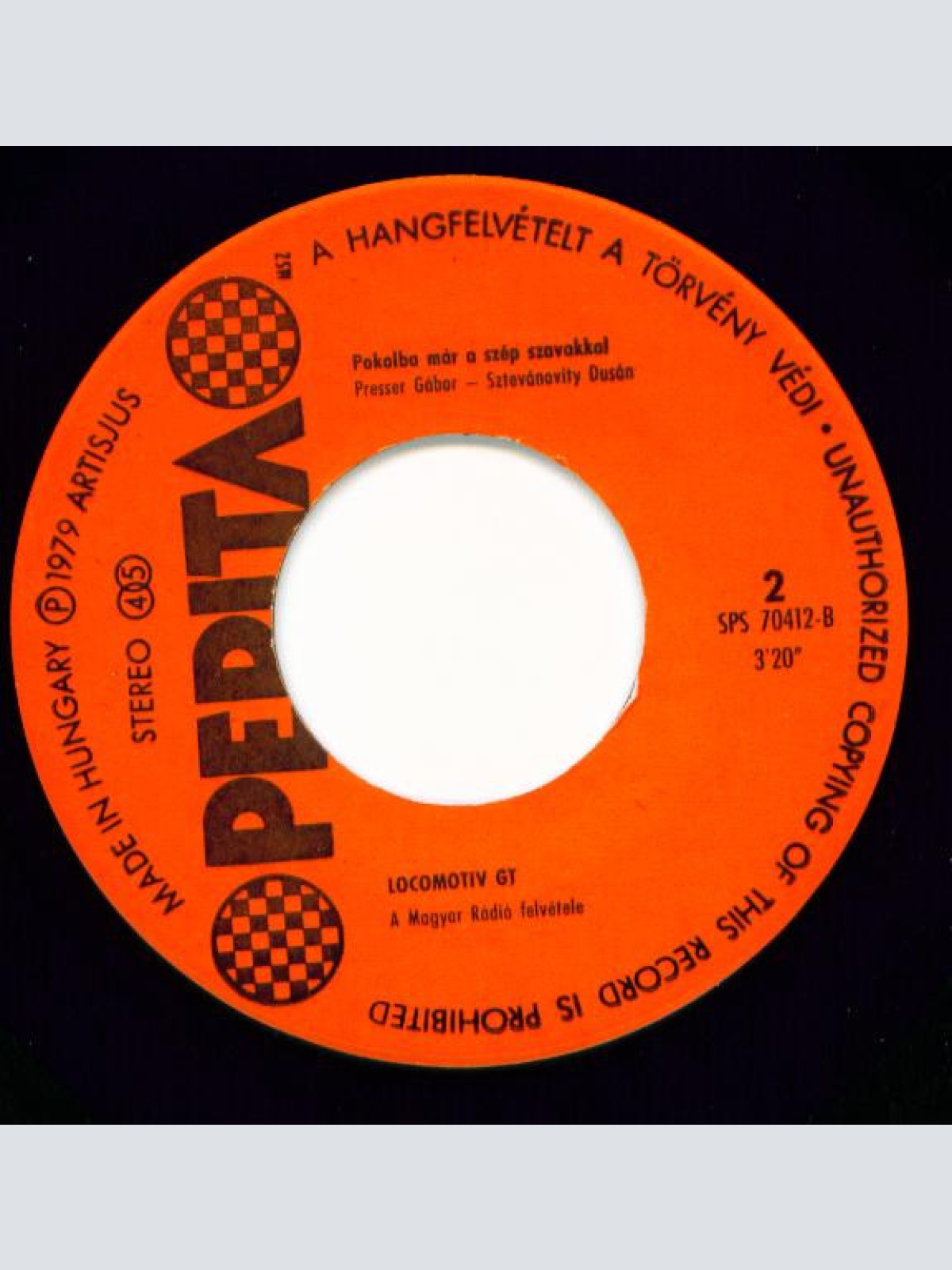 Vinyl / Locomotiv GT - Annyi Mindent Nem Szerettem