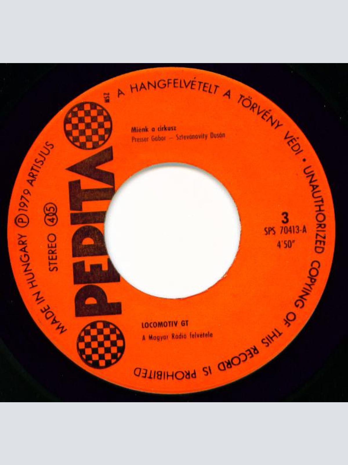 Vinyl / Locomotiv GT - Annyi Mindent Nem Szerettem