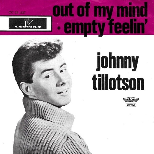 Vinyl / Johnny Tillotson - Out Of My Mind / Empty Feelin'