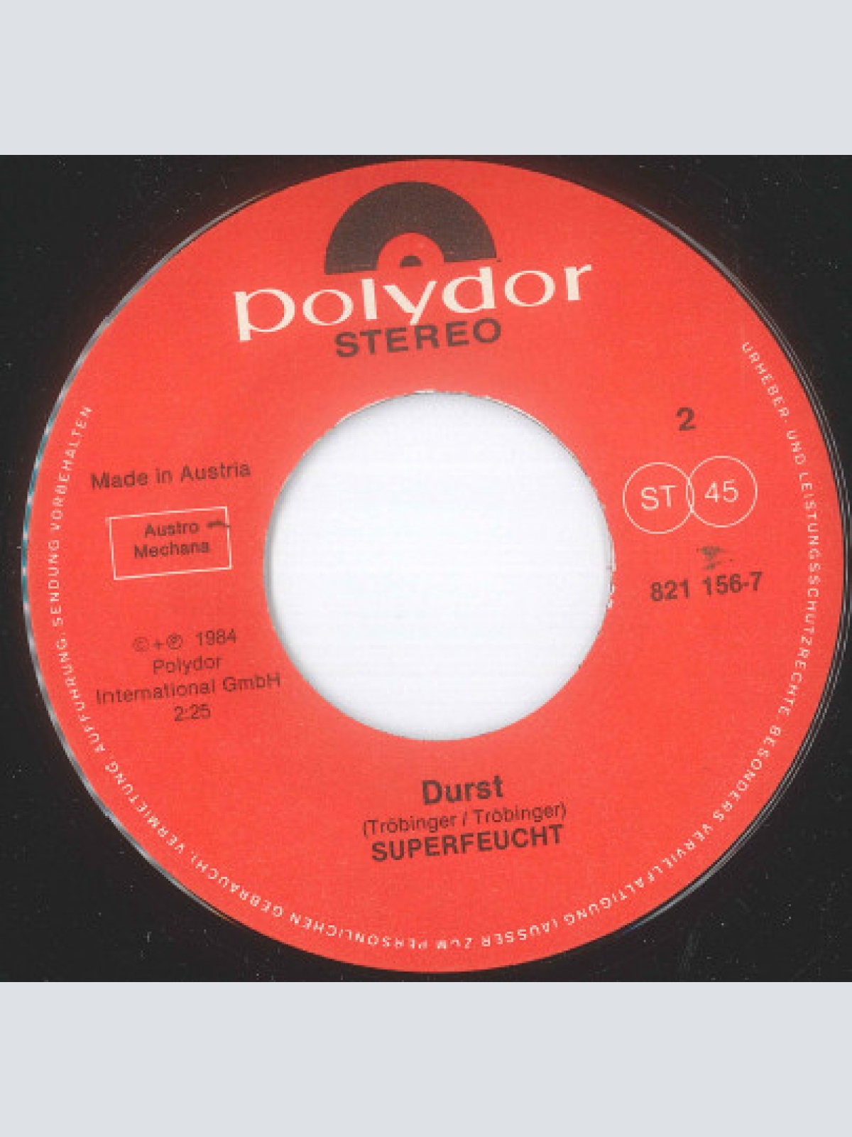 Vinyl / Superfeucht - Erdbeeren