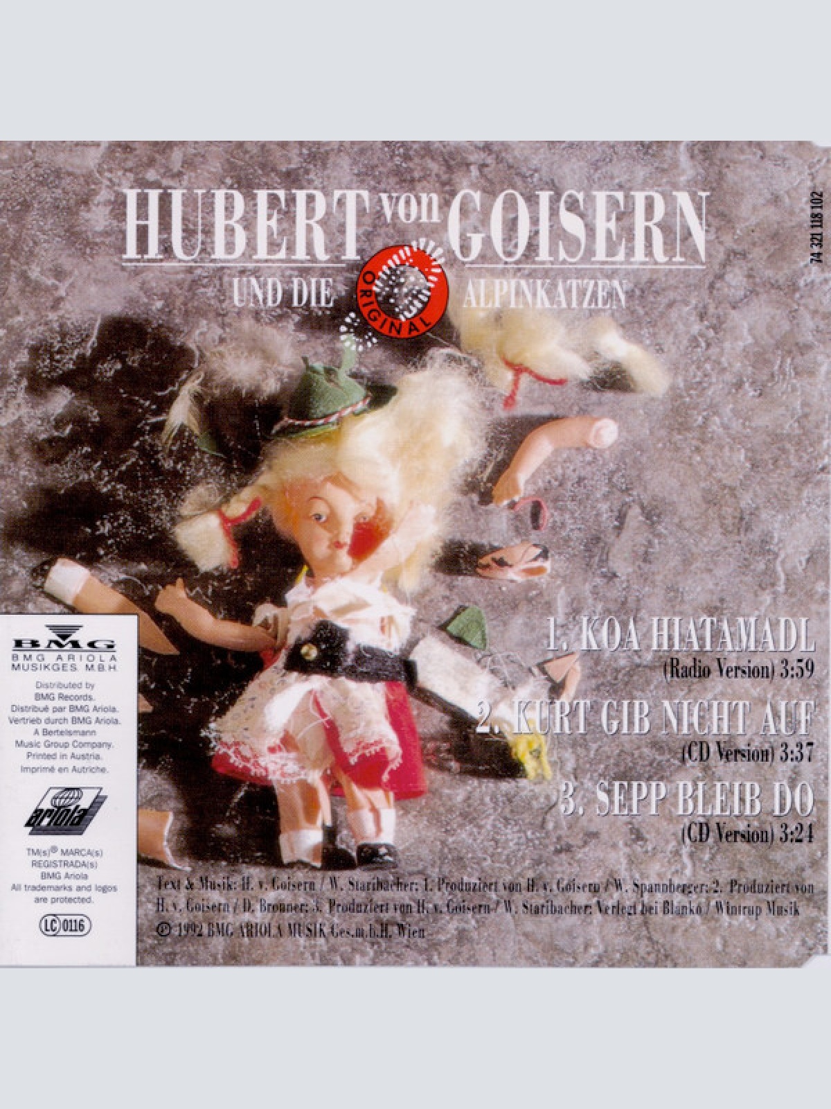 CD / Hubert Von Goisern Und Die Original Alpinkatzen* - Koa Hiatamadl