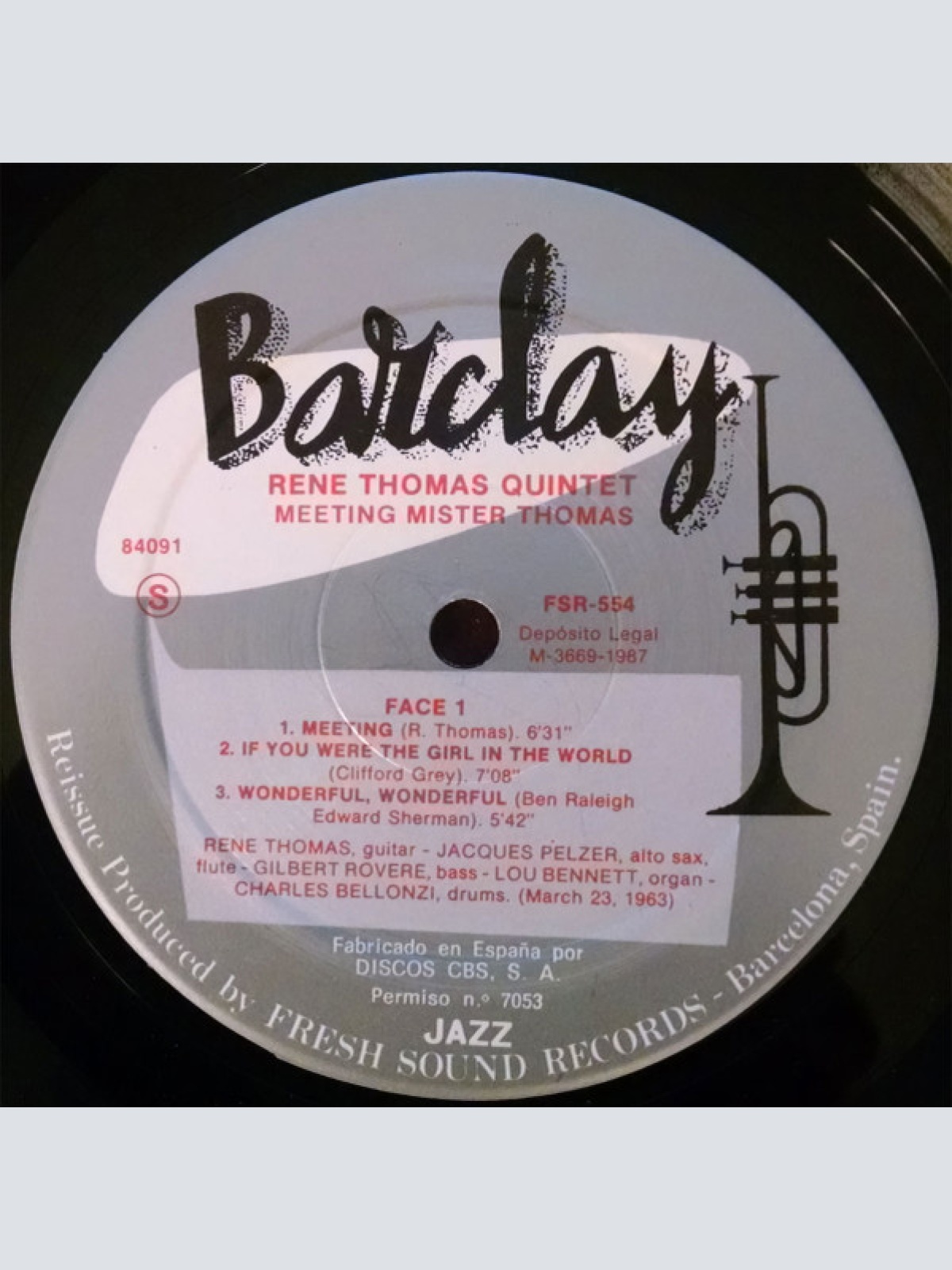 Vinyl / René Thomas - Meeting Mister Thomas