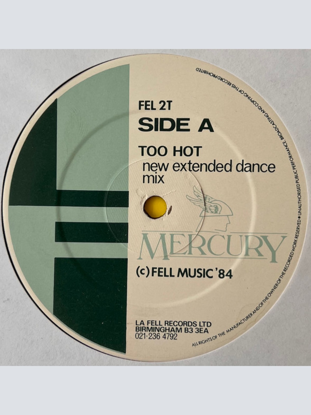 Vinyl / Mercury (18) - Too Hot