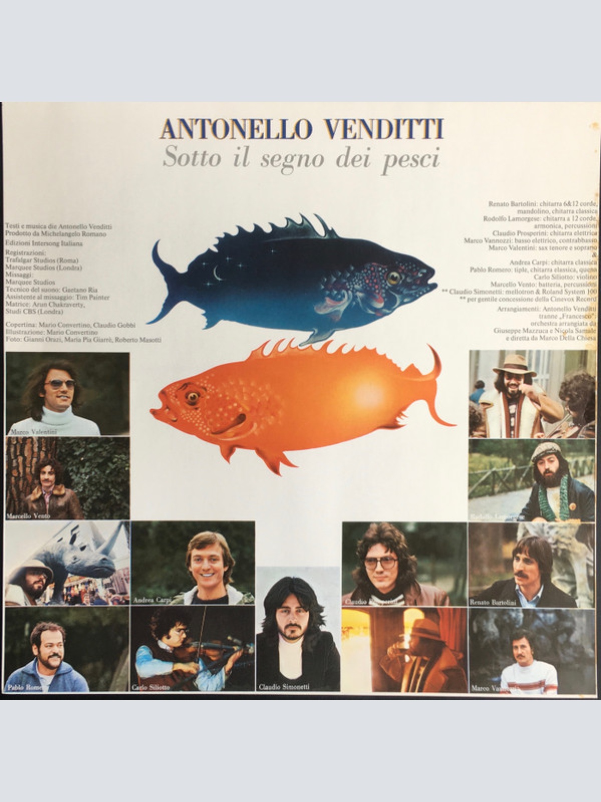 Vinyl / Antonello Venditti - Sotto Il Segno Dei Pesci