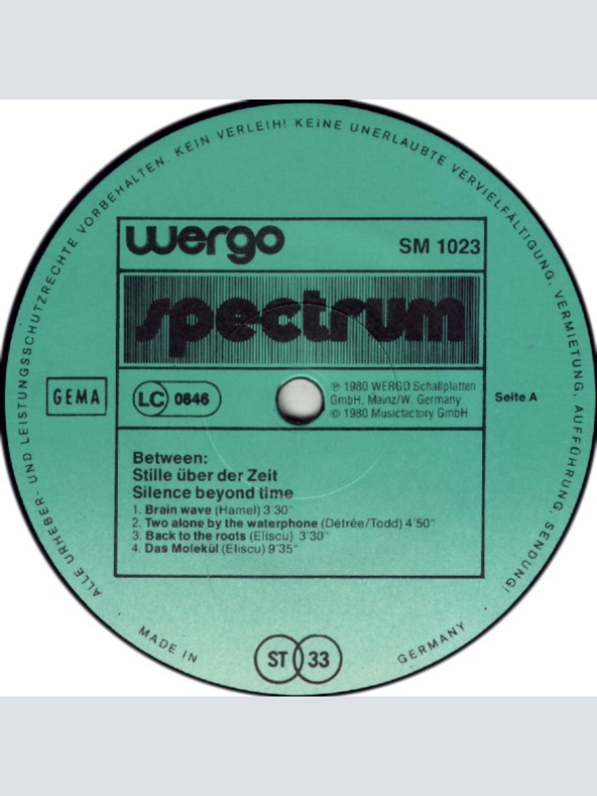 Vinyl / Between - Stille Über Der Zeit / Silence Beyond Time