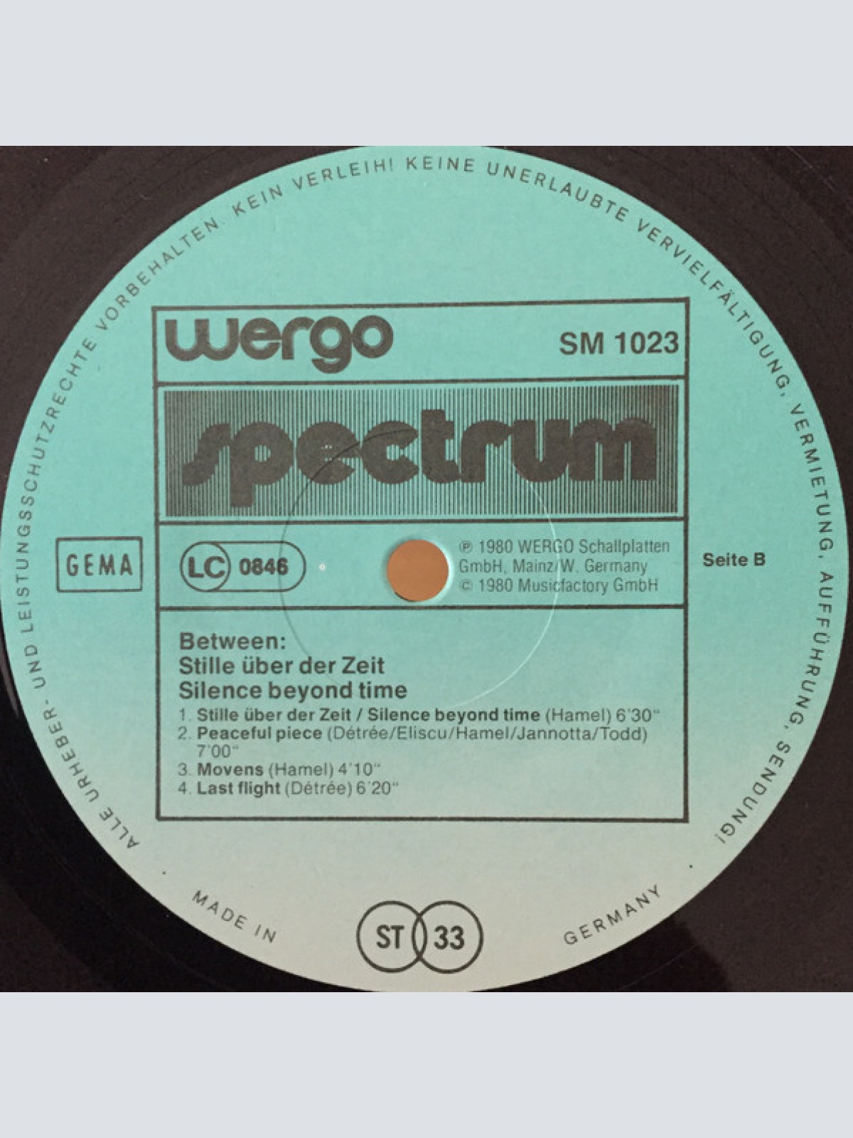 Vinyl / Between - Stille Über Der Zeit / Silence Beyond Time