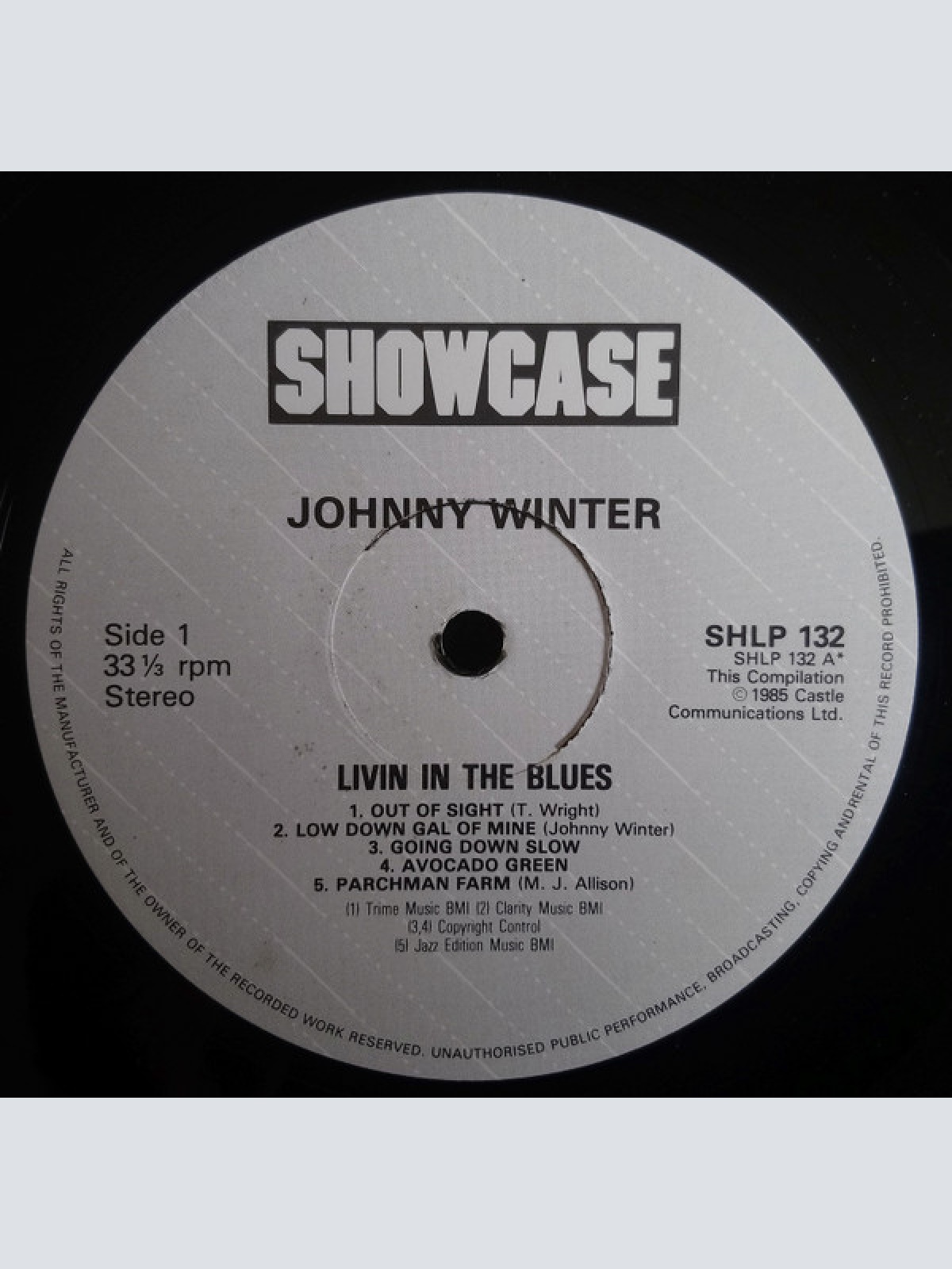 Vinyl / Johnny Winter - Livin' In The Blues