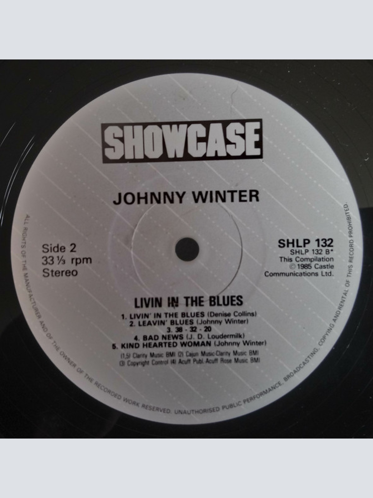 Vinyl / Johnny Winter - Livin' In The Blues