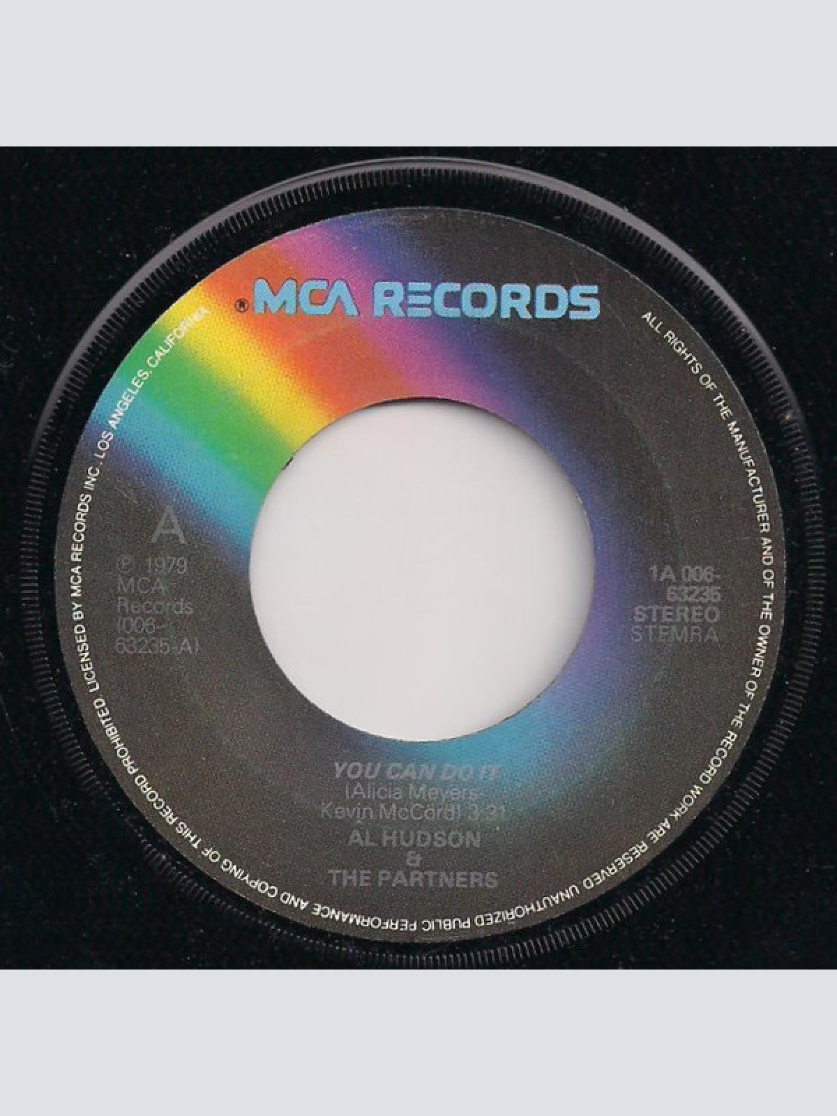 Vinyl / Al Hudson & The Partners - You Can Do It