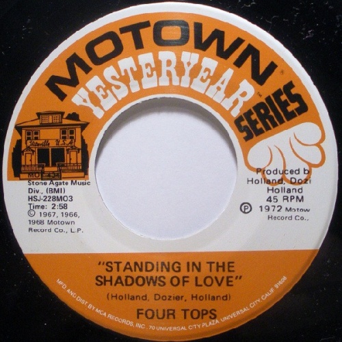 Vinyl / Four Tops - Standing In The Shadows Of Love / Reach Out, I'll Be There