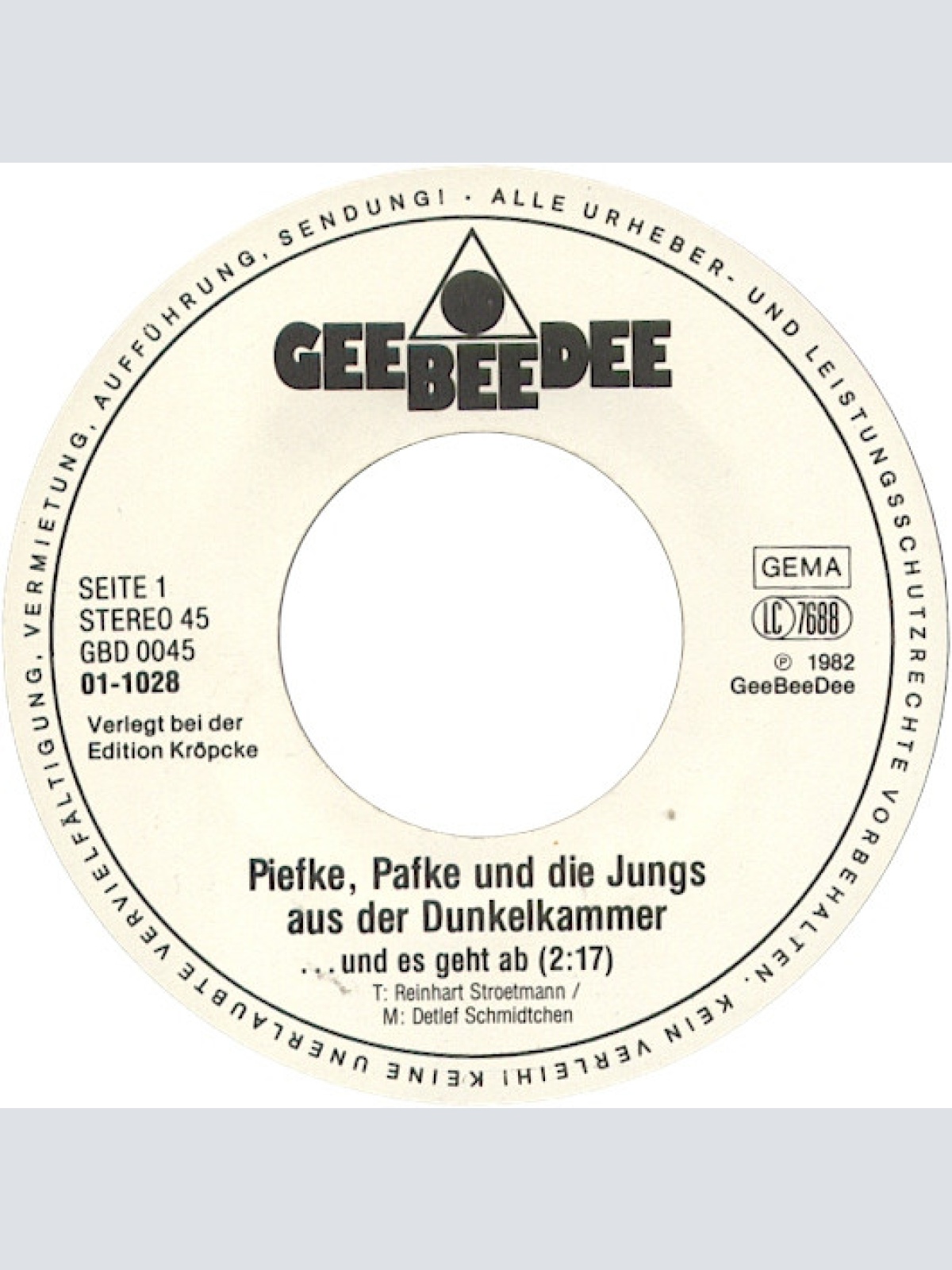 Vinyl / Piefke & Pafke Und Die Jungs Aus Der Dunkelkammer - ...Und Es Geht Ab