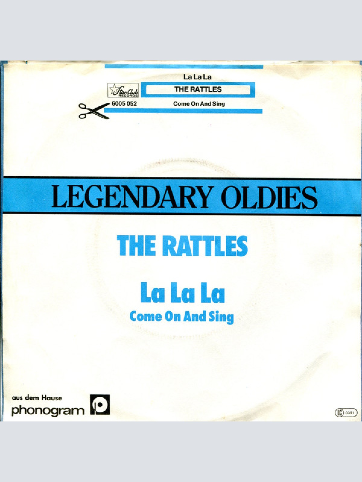 Vinyl / The Rattles - La La La
