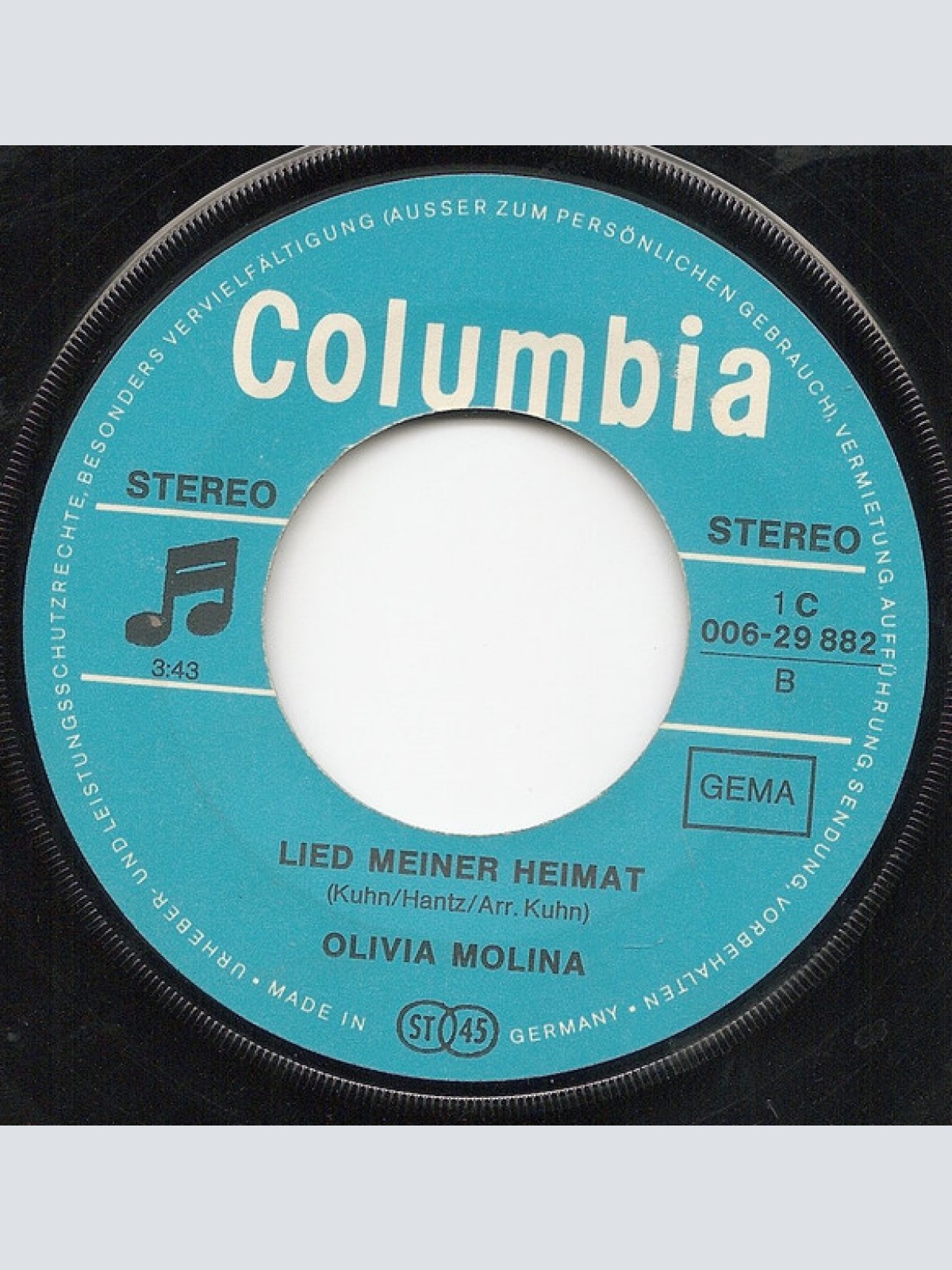 Vinyl / Olivia Molina - So Ist Mexico