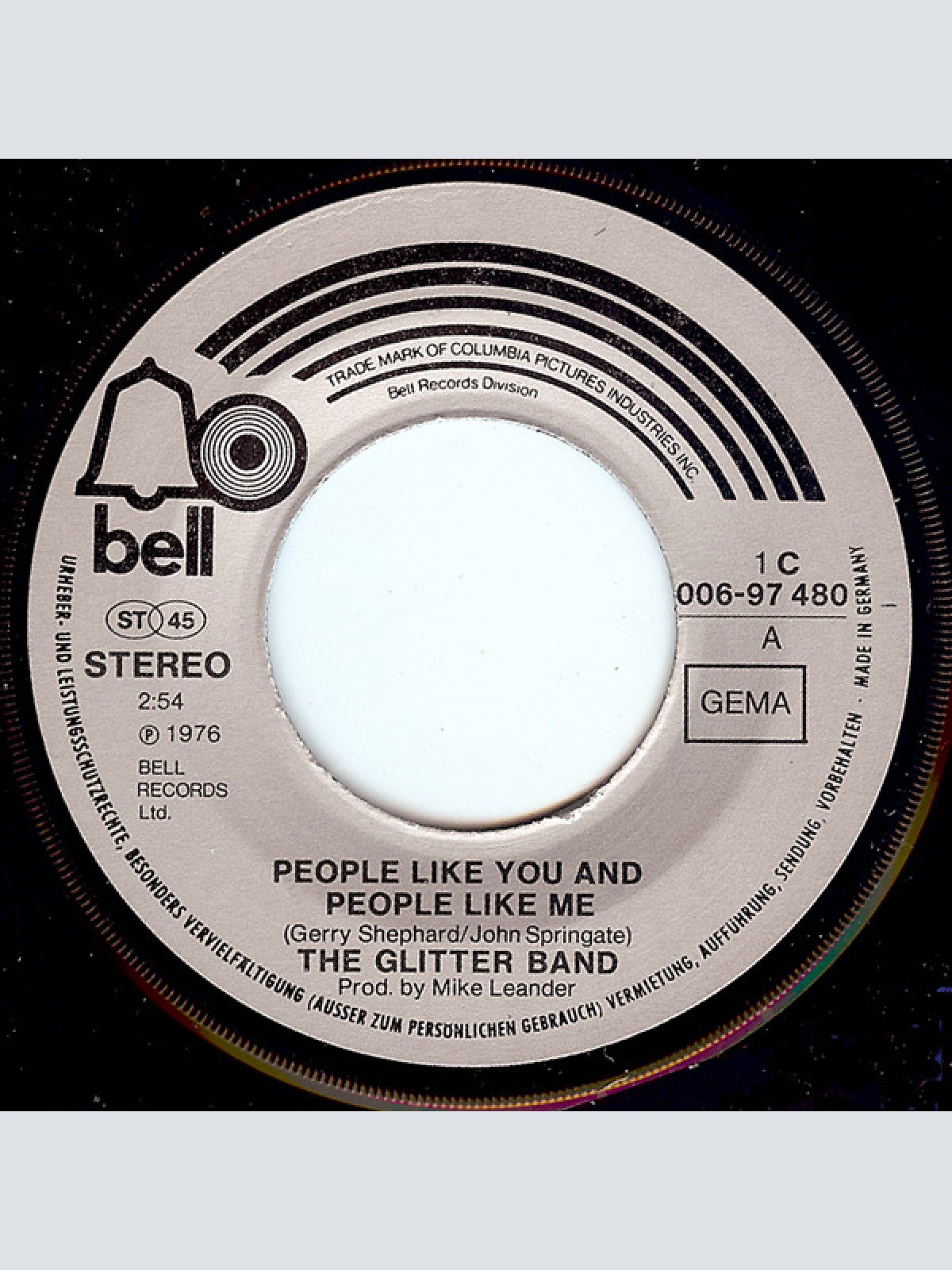Vinyl / The Glitter Band - People Like You And People Like Me